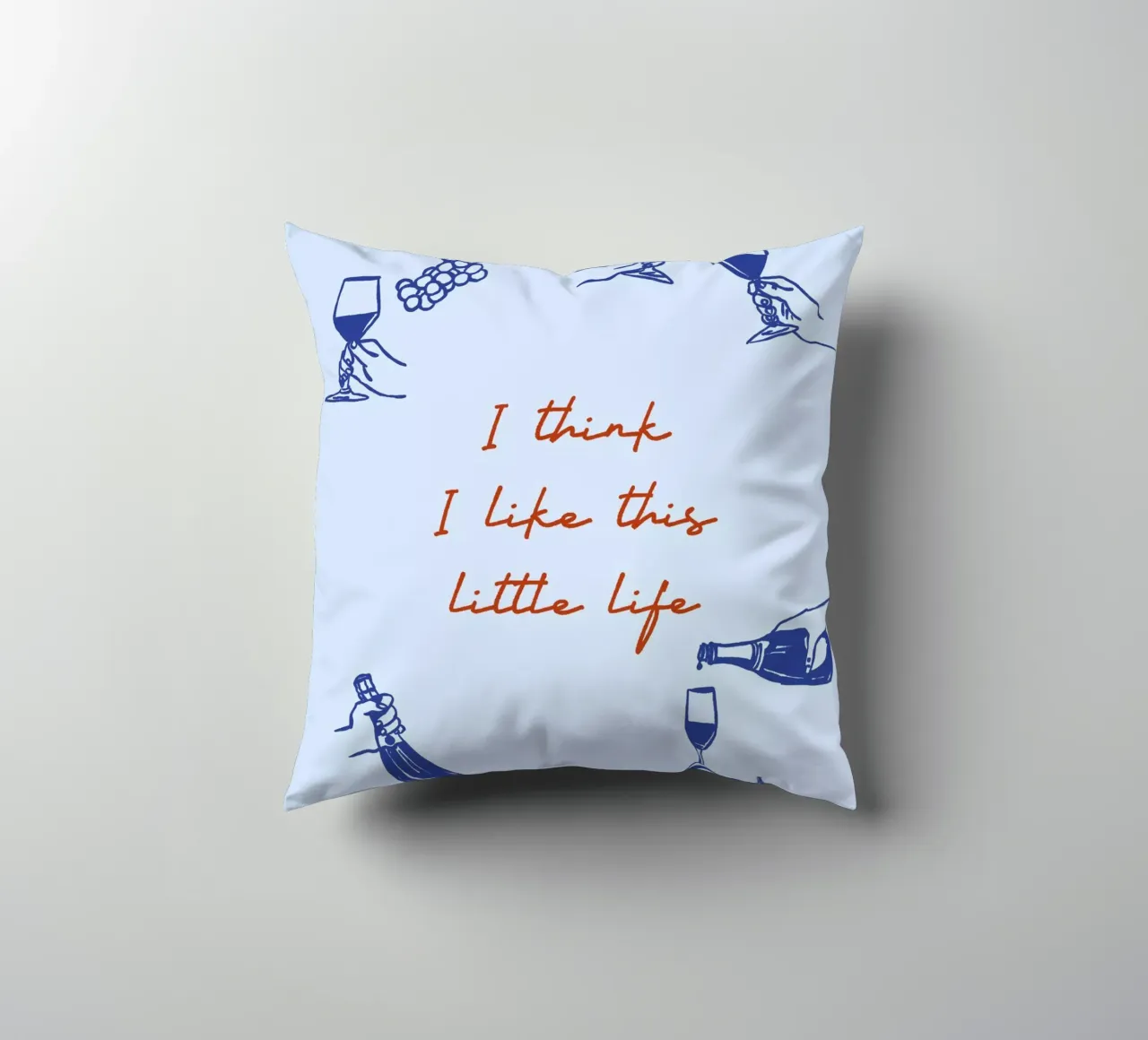 Boho Food 13 Little Life cuscino da Boho Print Collection