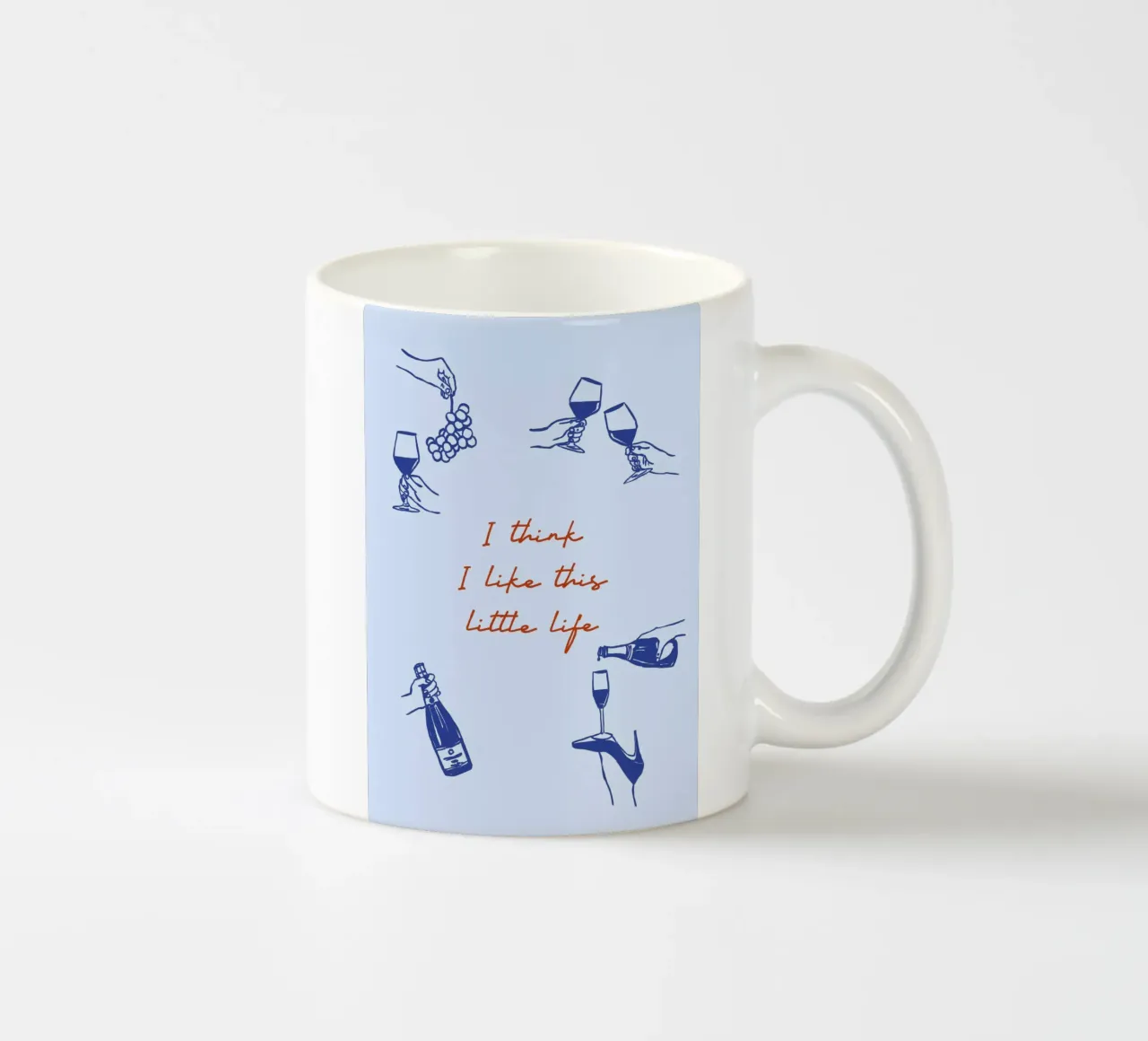 Boho Food 13 Little Life tazza in ceramica da Boho Print Collection