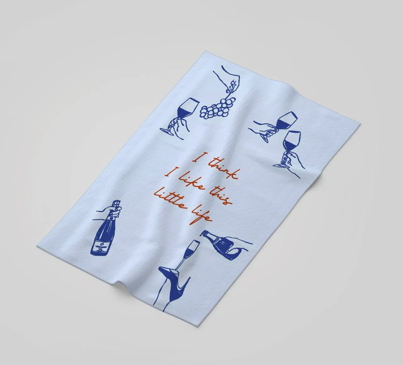 Boho Food 13 Little Life telo mare da Boho Print Collection
