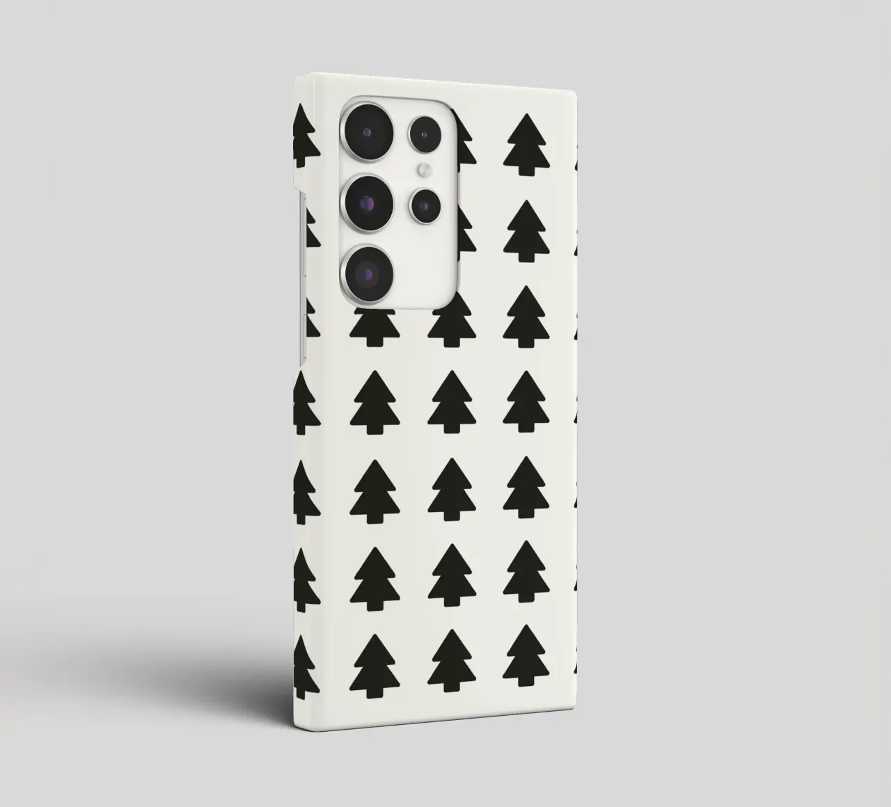 Black Forest – Minimal Tree Pattern Poster cover samsung da ChristmasMooodz