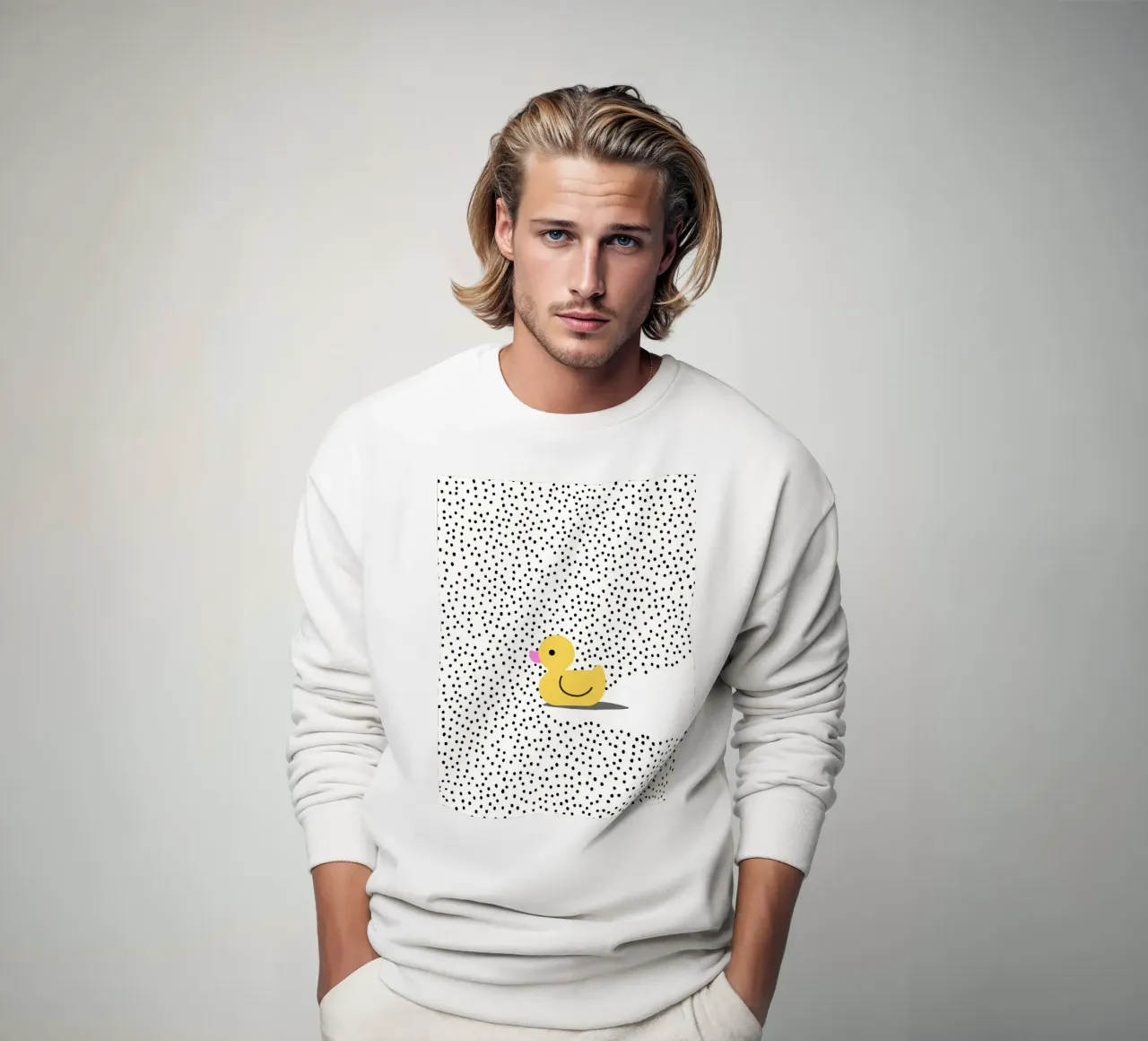 Dotty Duck sweatshirt van Roseberry Design