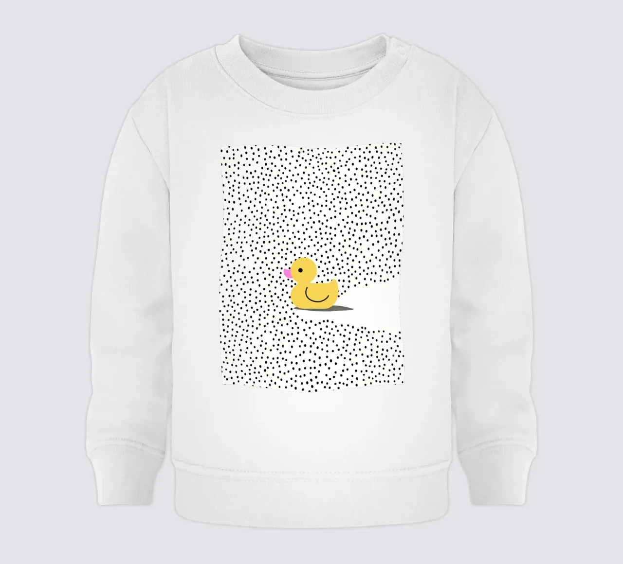 Dotty Duck felpa neonato da Roseberry Design