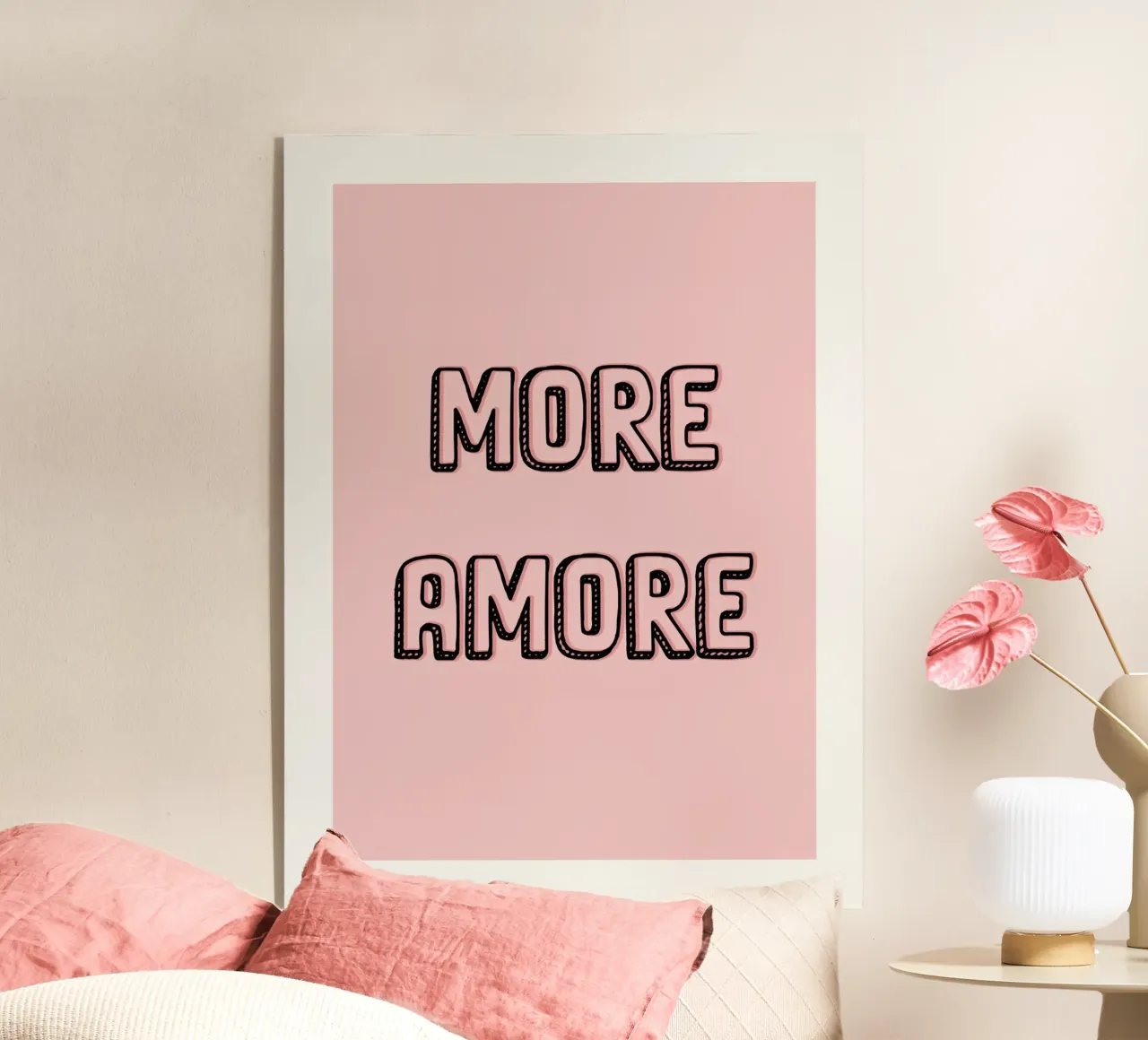 Più amore plexiglass da Wall of Words