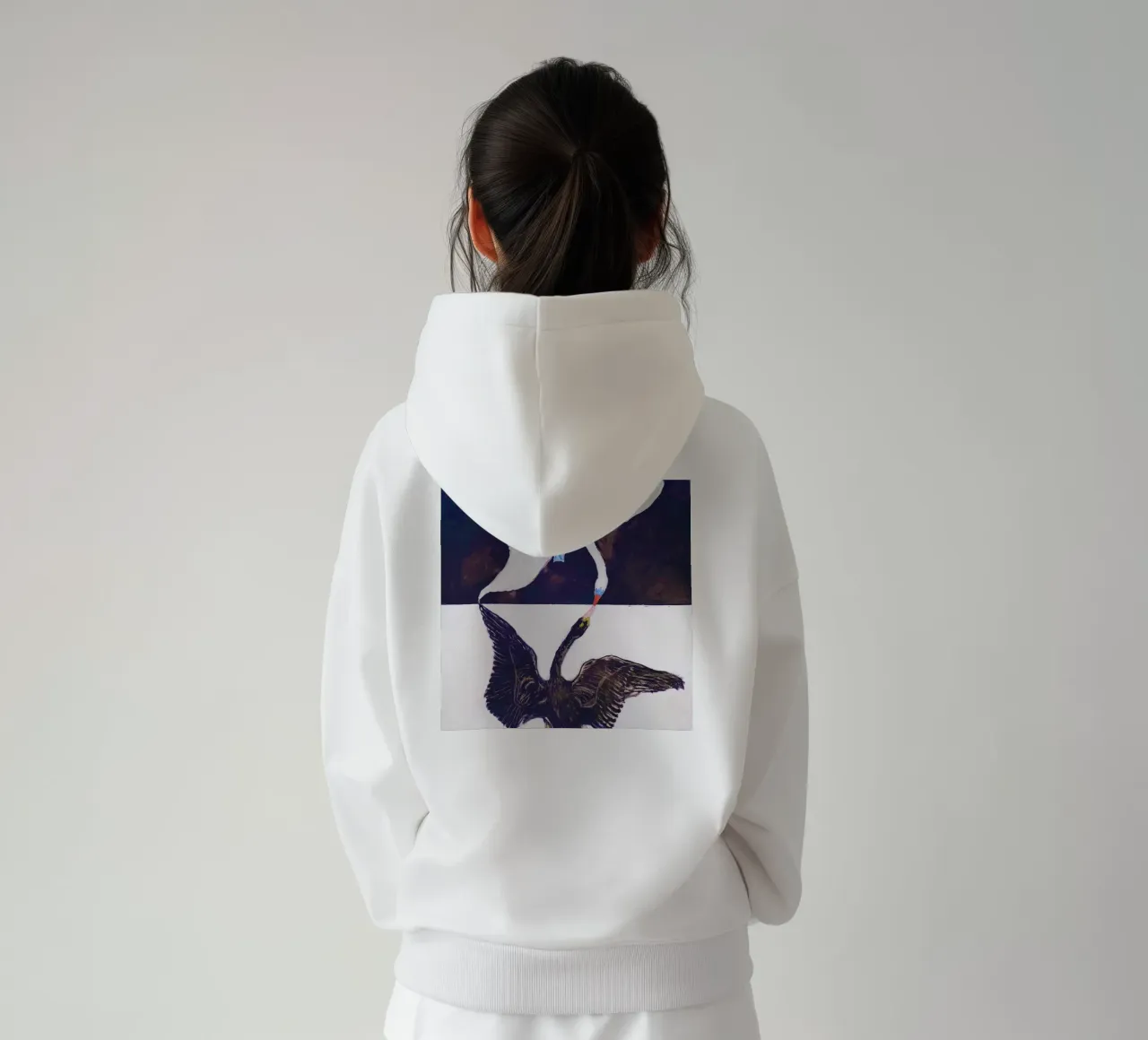 The Swan, No. 1 (1915) by Hilma af Klint hoodie by Bisous Art