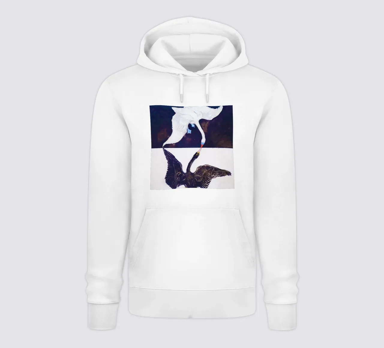 The Swan, No. 1 (1915) by Hilma af Klint hoodie by Bisous Art