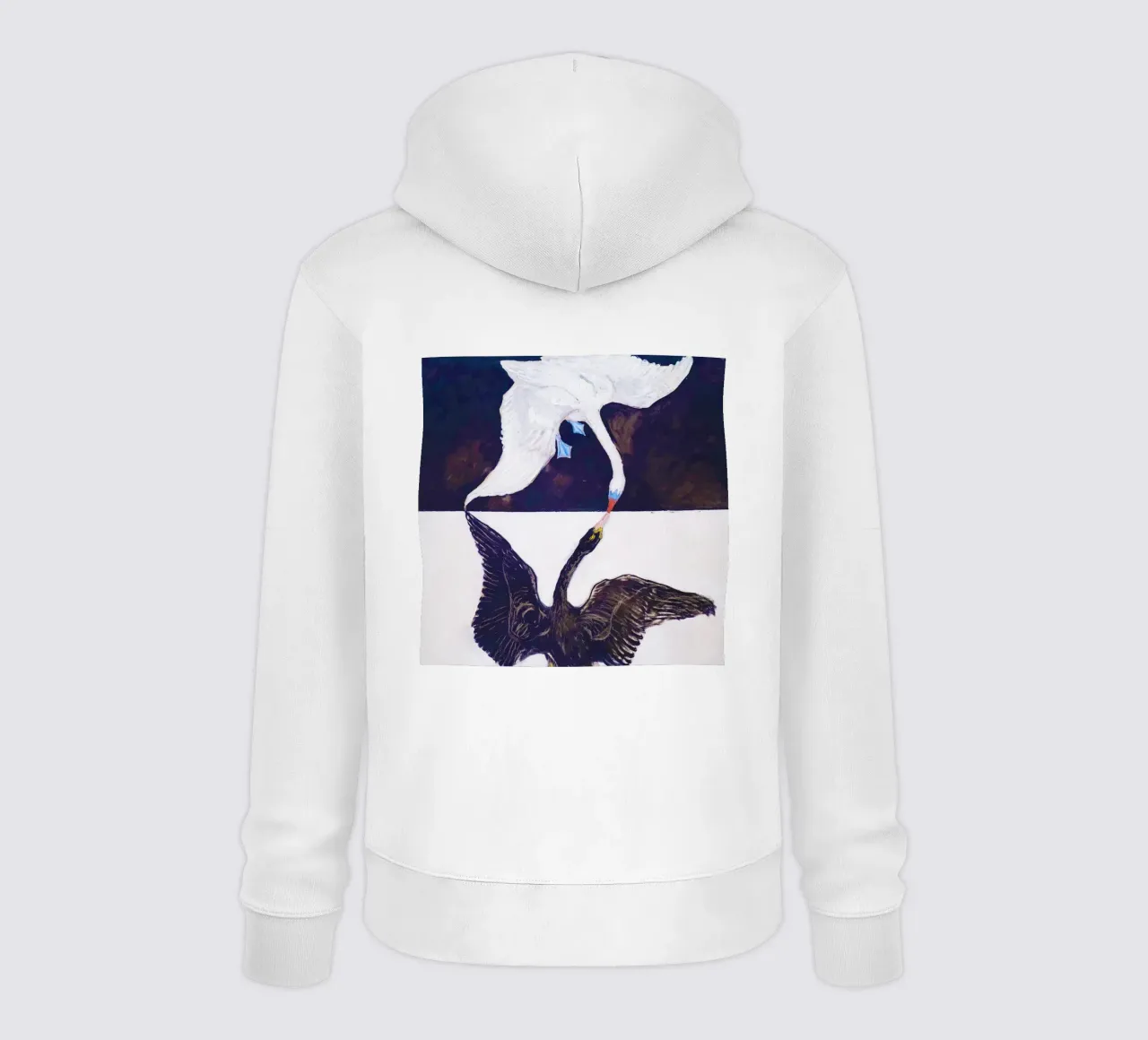 The Swan, No. 1 (1915) by Hilma af Klint hoodie by Bisous Art