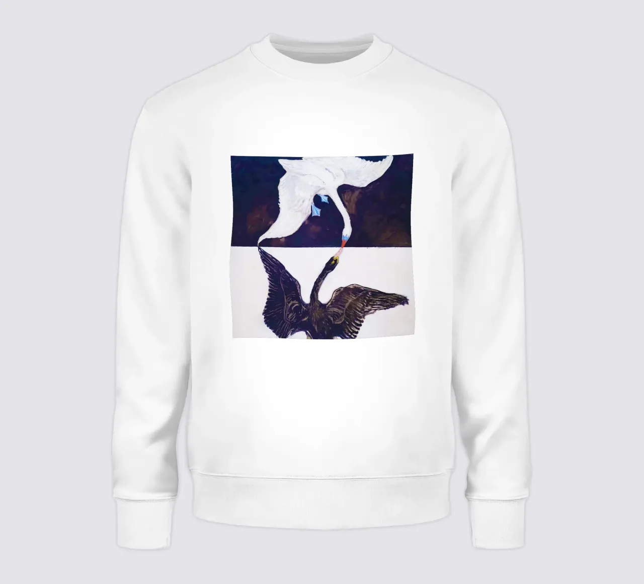 The Swan, No. 1 (1915) by Hilma af Klint felpa da Bisous Art