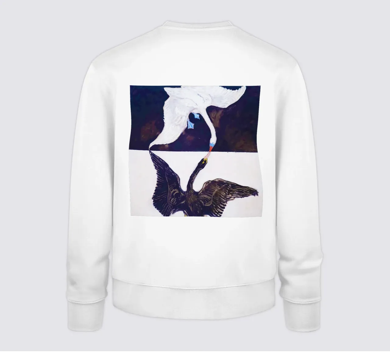 The Swan, No. 1 (1915) by Hilma af Klint felpa da Bisous Art