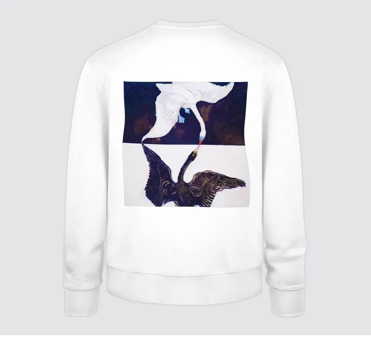 The Swan, No. 1 (1915) by Hilma af Klint felpa da Bisous Art