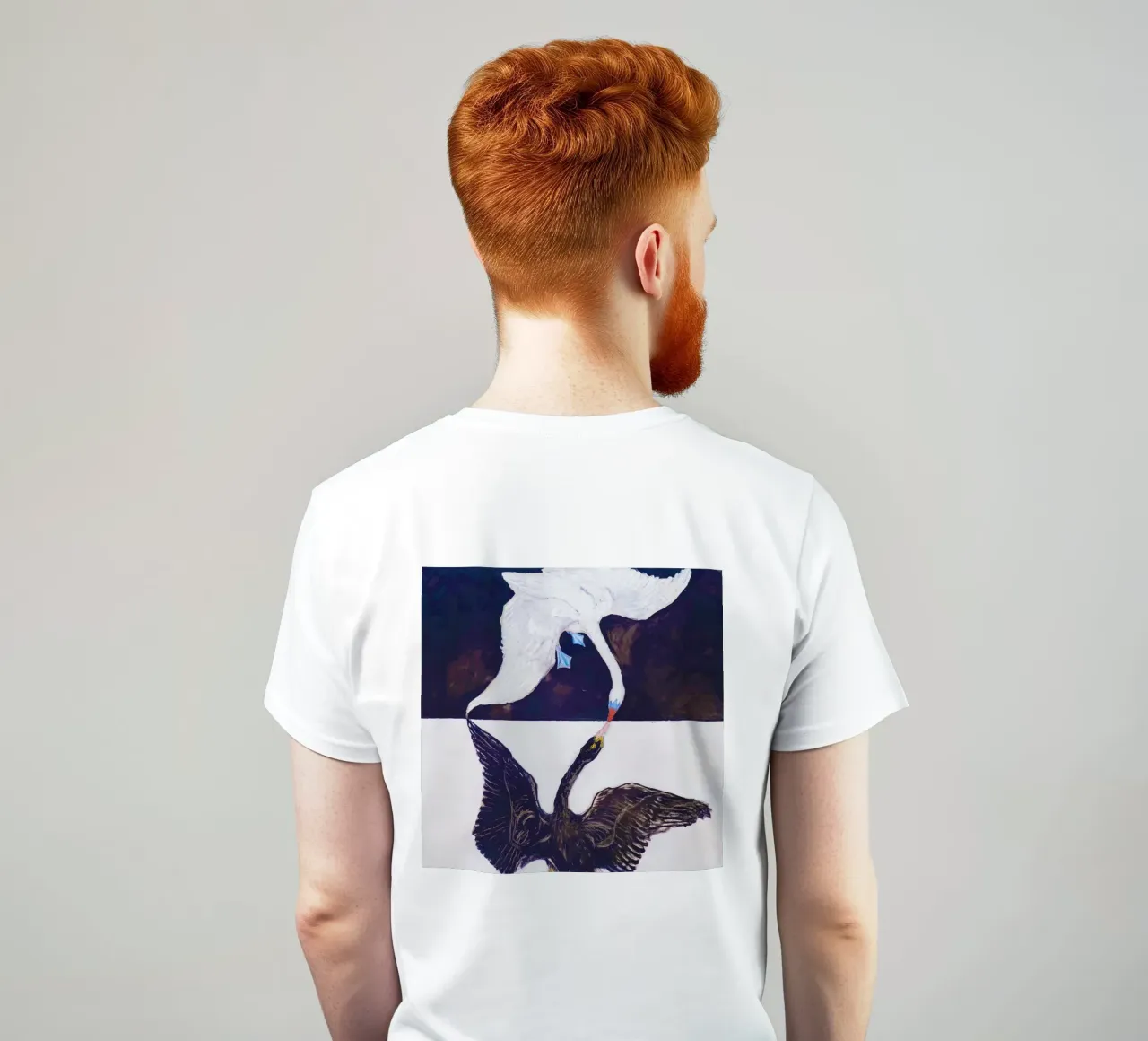 The Swan, No. 1 (1915) by Hilma af Klint t-shirt da Bisous Art