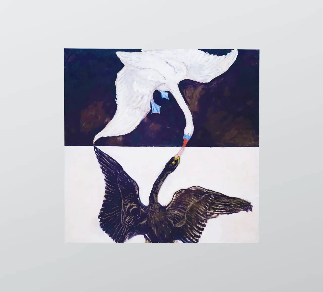 The Swan, No. 1 (1915) by Hilma af Klint adesivo da Bisous Art