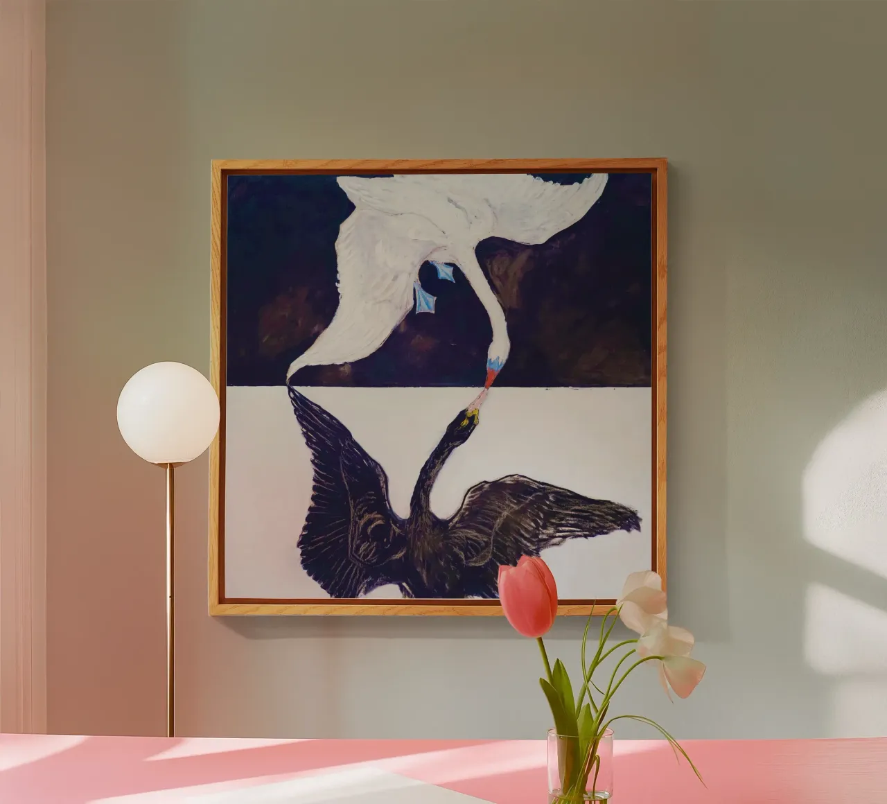 The Swan, No. 1 (1915) by Hilma af Klint plexiglass da Bisous Art