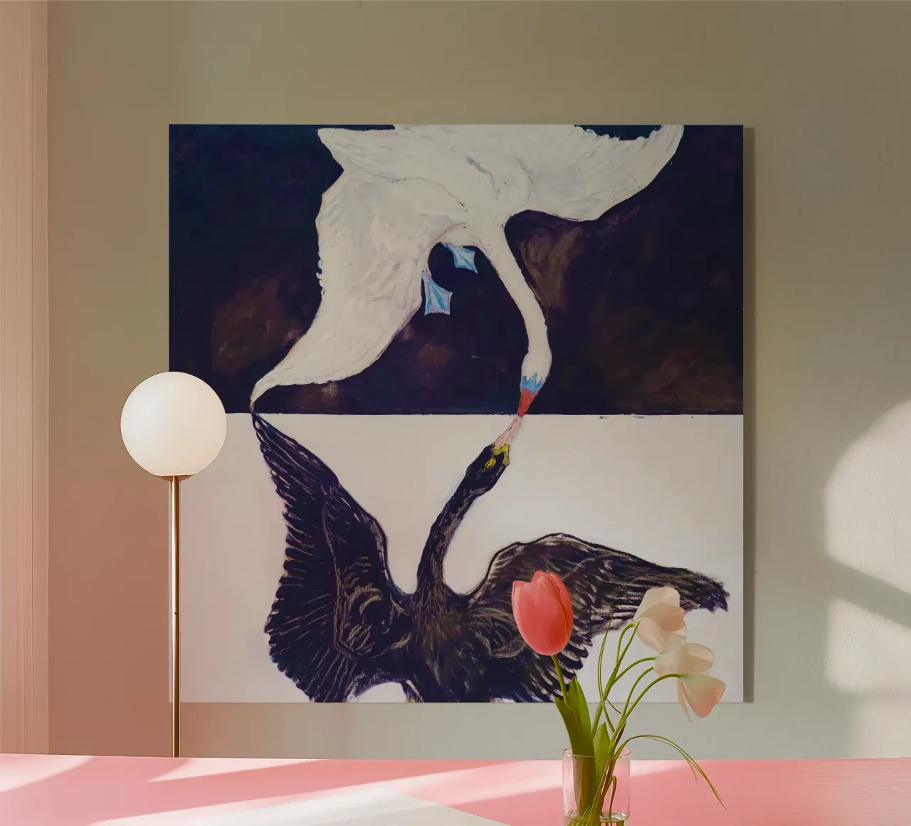 The Swan, No. 1 (1915) by Hilma af Klint plexiglass da Bisous Art