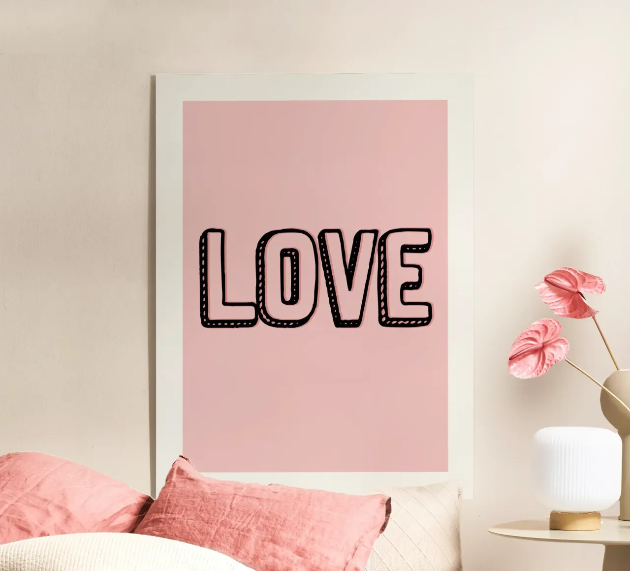 AMORE plexiglass da Wall of Words