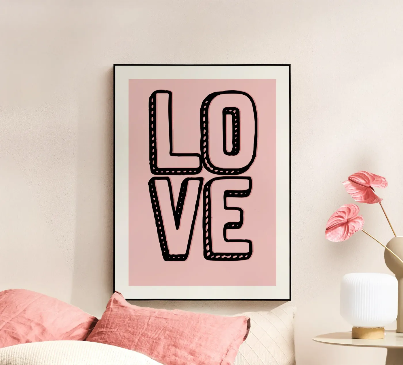 LOVE plexiglas de Wall of Words