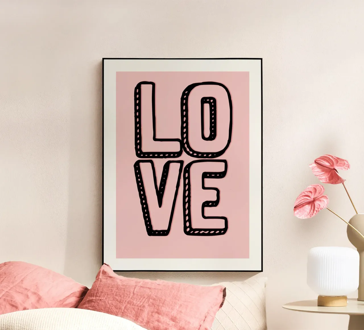 AMOUR plexiglas de Wall of Words