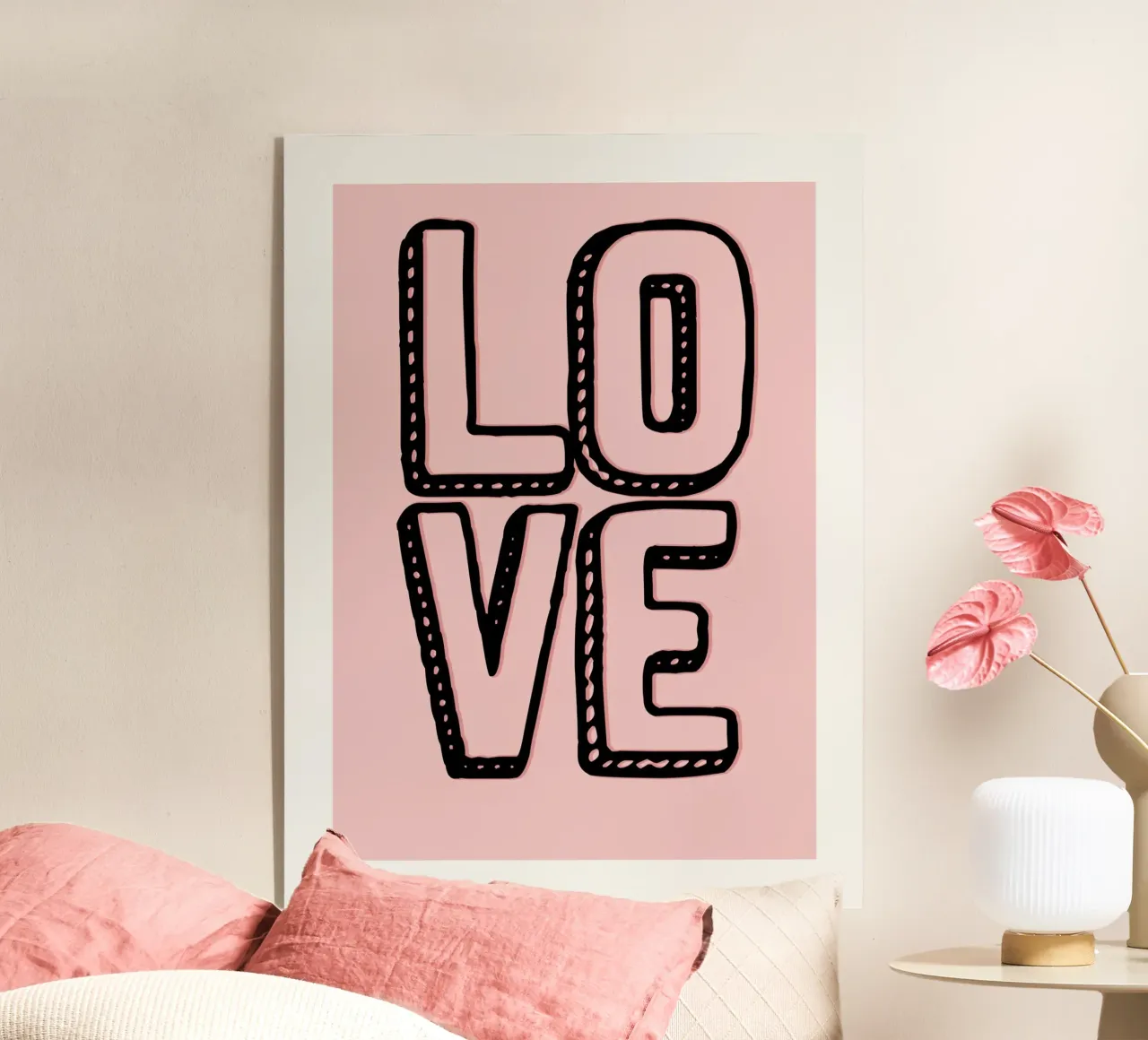 AMOUR plexiglas de Wall of Words