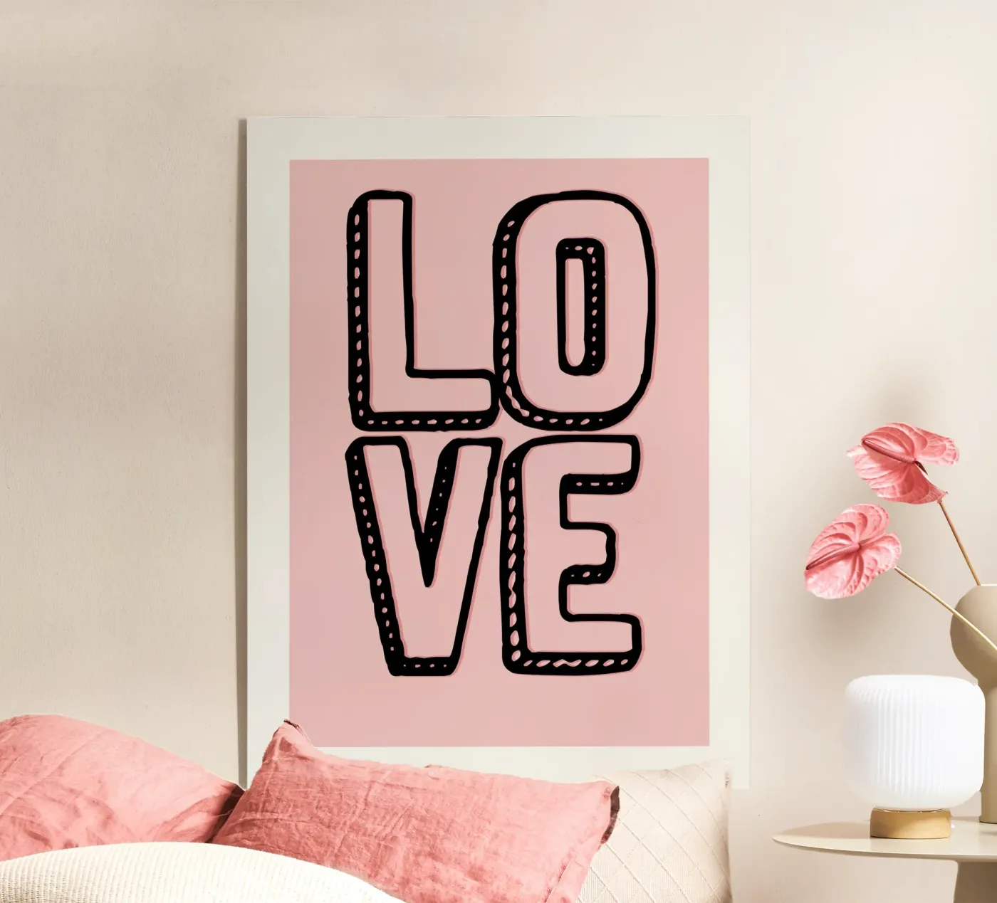 LOVE plexiglas de Wall of Words