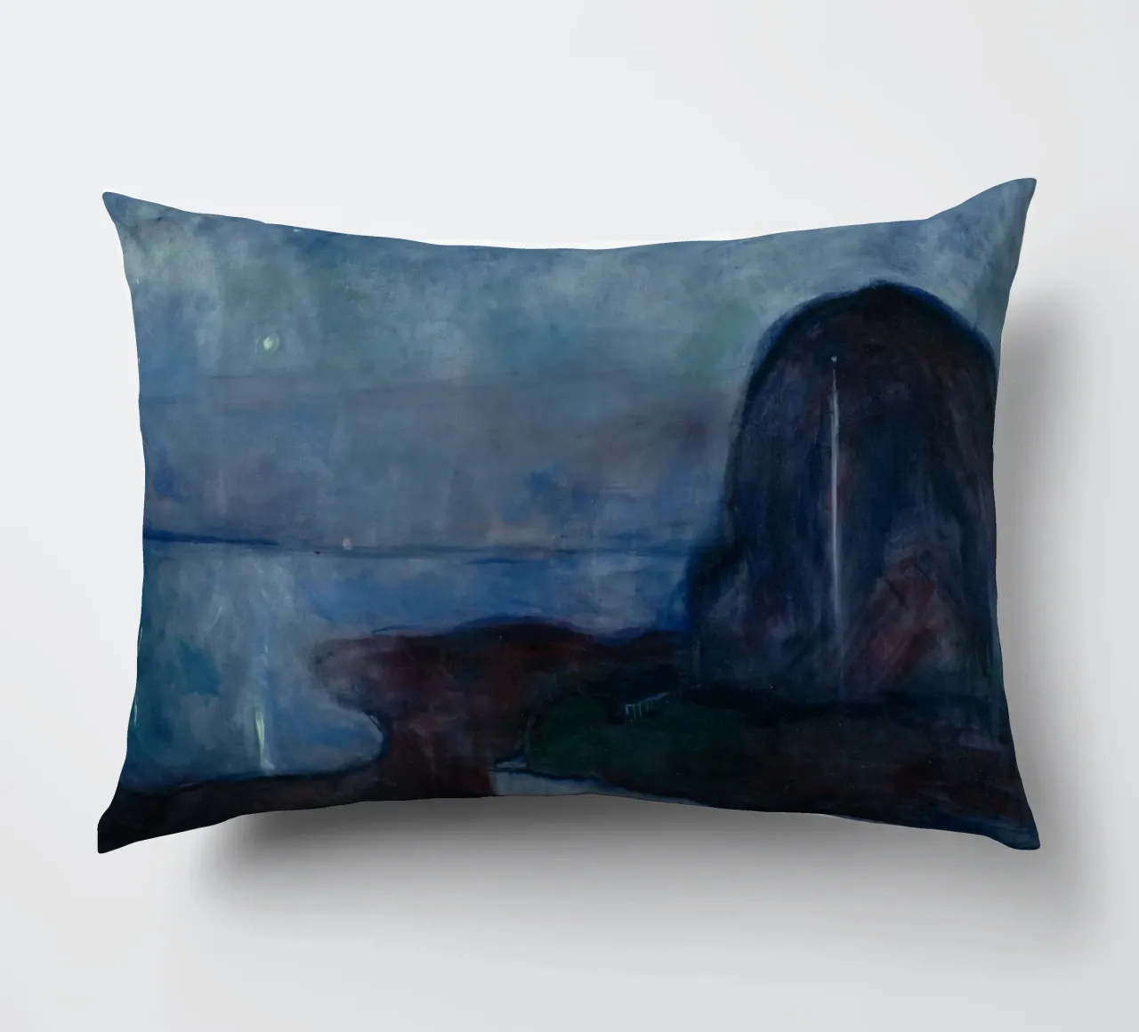 Edvard Munch - Notte stellata, 1893 cuscino da Timeless Artworks