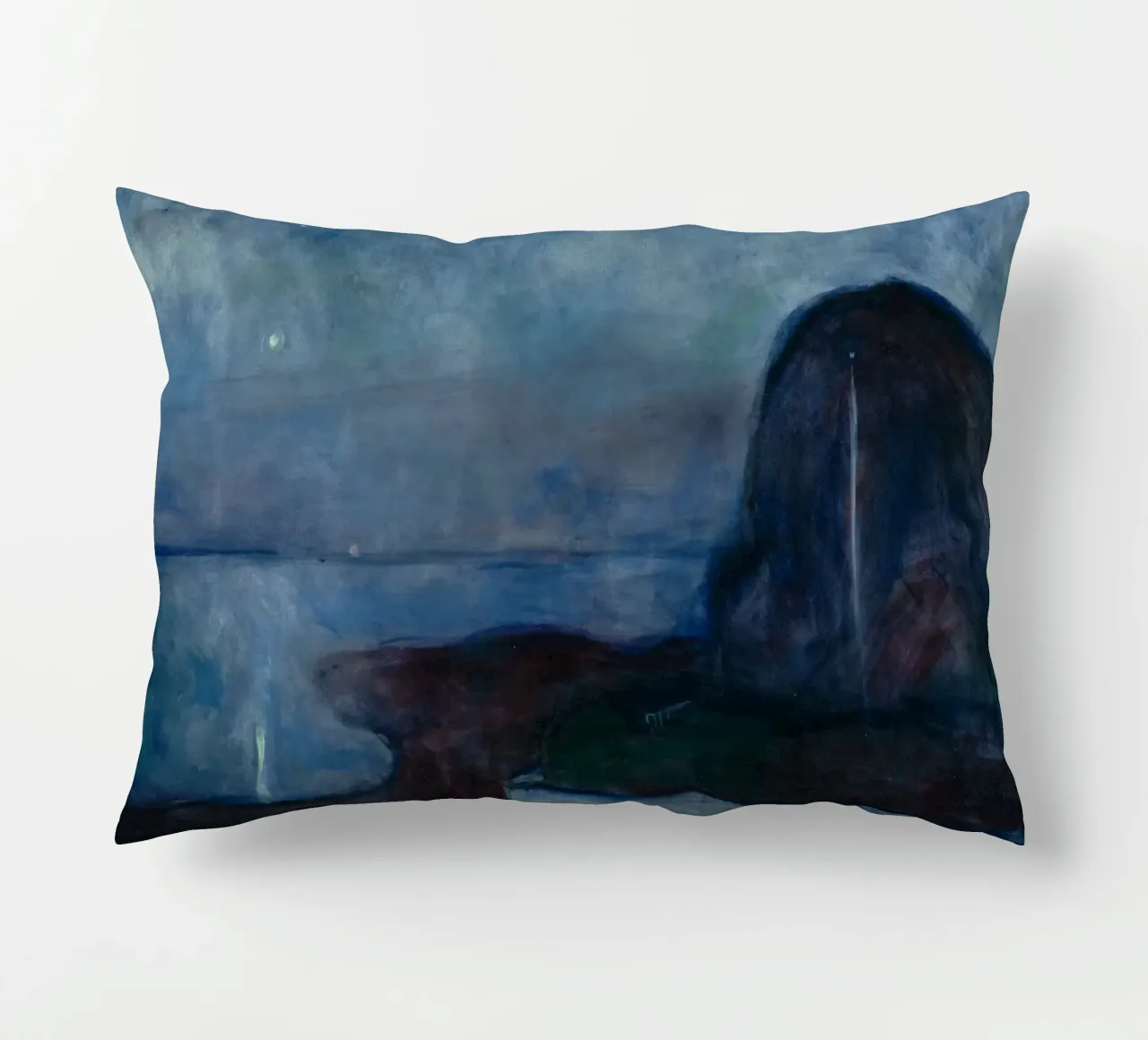 Edvard Munch - Notte stellata, 1893 cuscino da Timeless Artworks