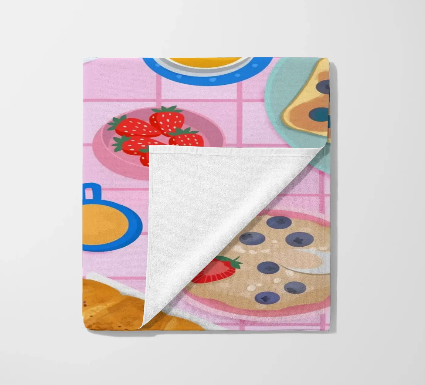 Tabletop Breakfast strandhanddoek van PetrArts