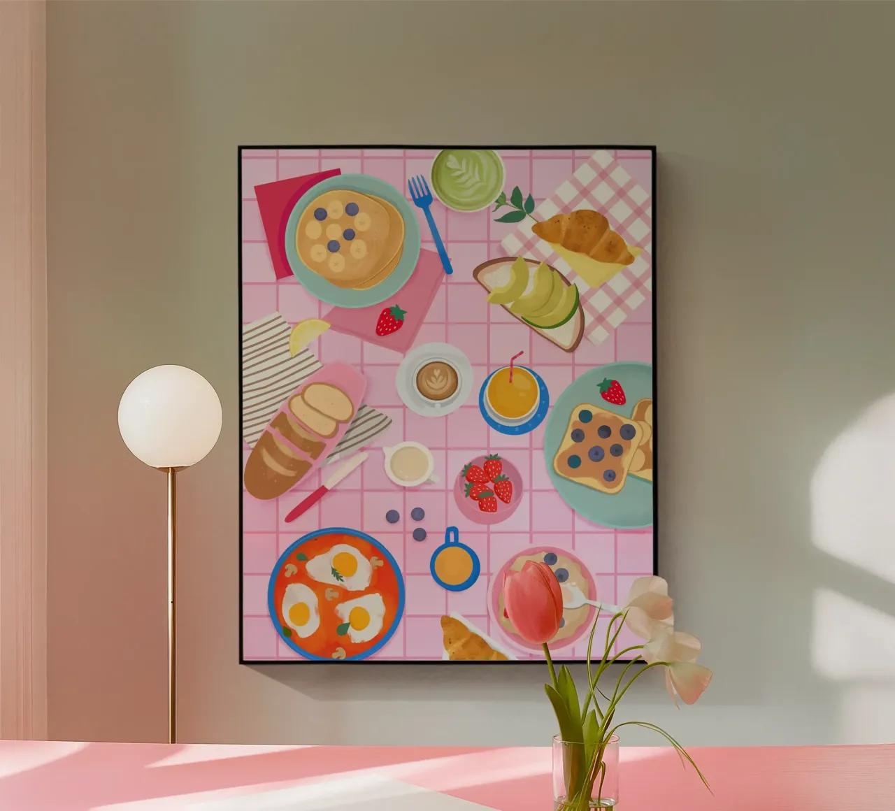 Tabletop Breakfast plexiglass da PetrArts