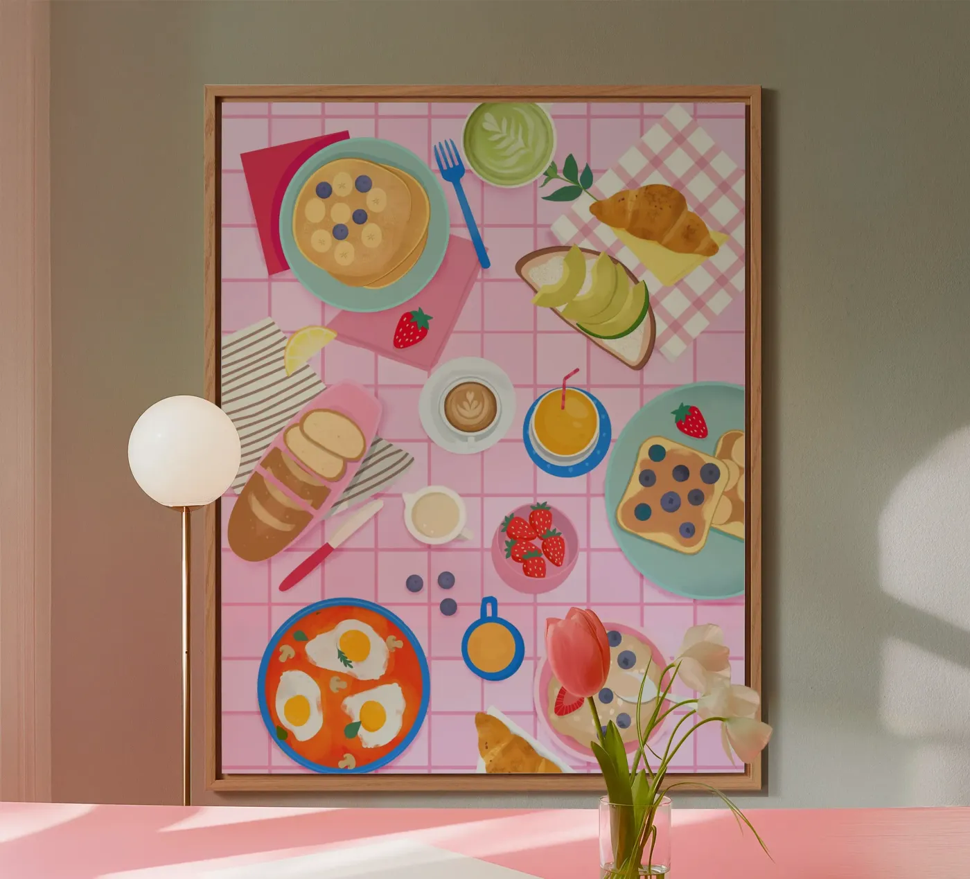 Tabletop Breakfast alluminio dibond da PetrArts