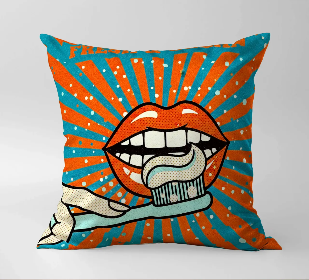 so Fresh & so Clean - Vibe Retro Pop cuscino da Dental art