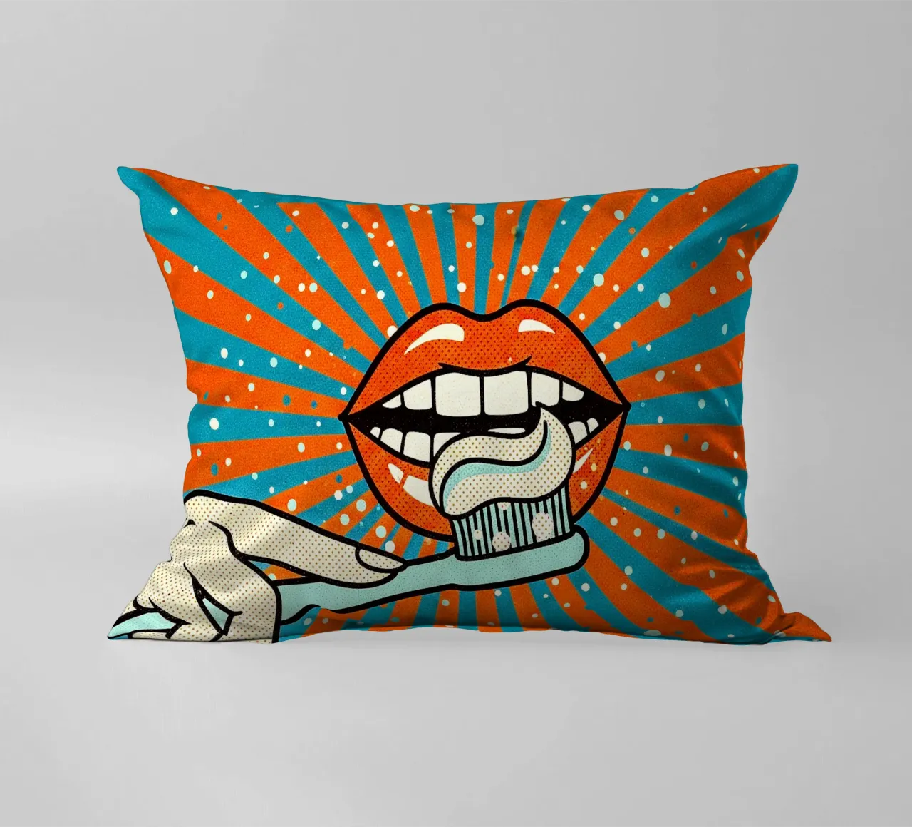 so Fresh & so Clean - Vibe Retro Pop cuscino da Dental art