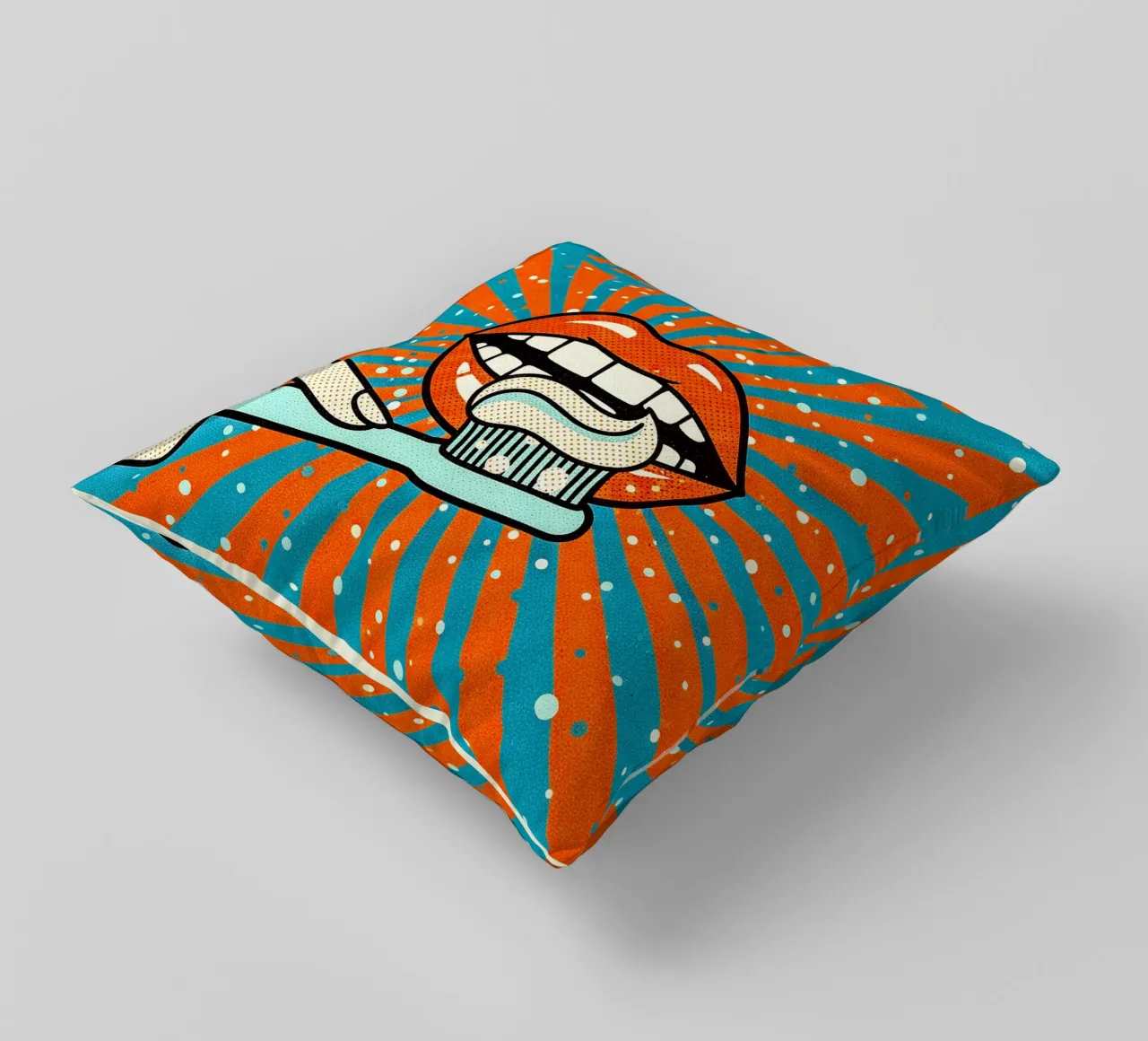 so Fresh & so Clean - Vibe Retro Pop cuscino da Dental art