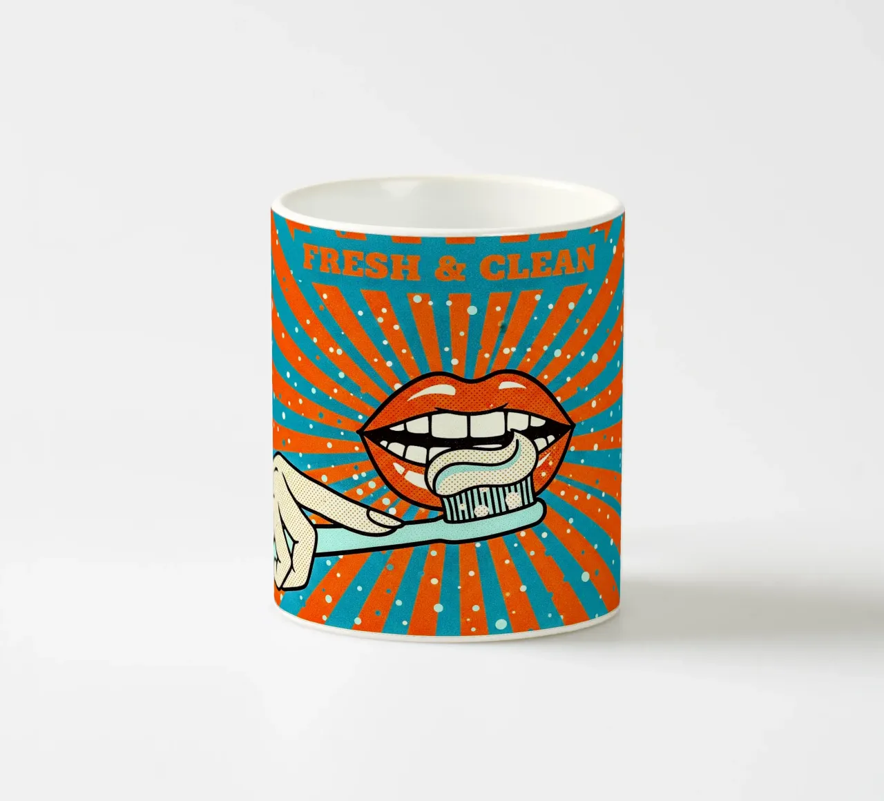 so Fresh & so Clean - Vibe Retro Pop tazza in ceramica da Dental art