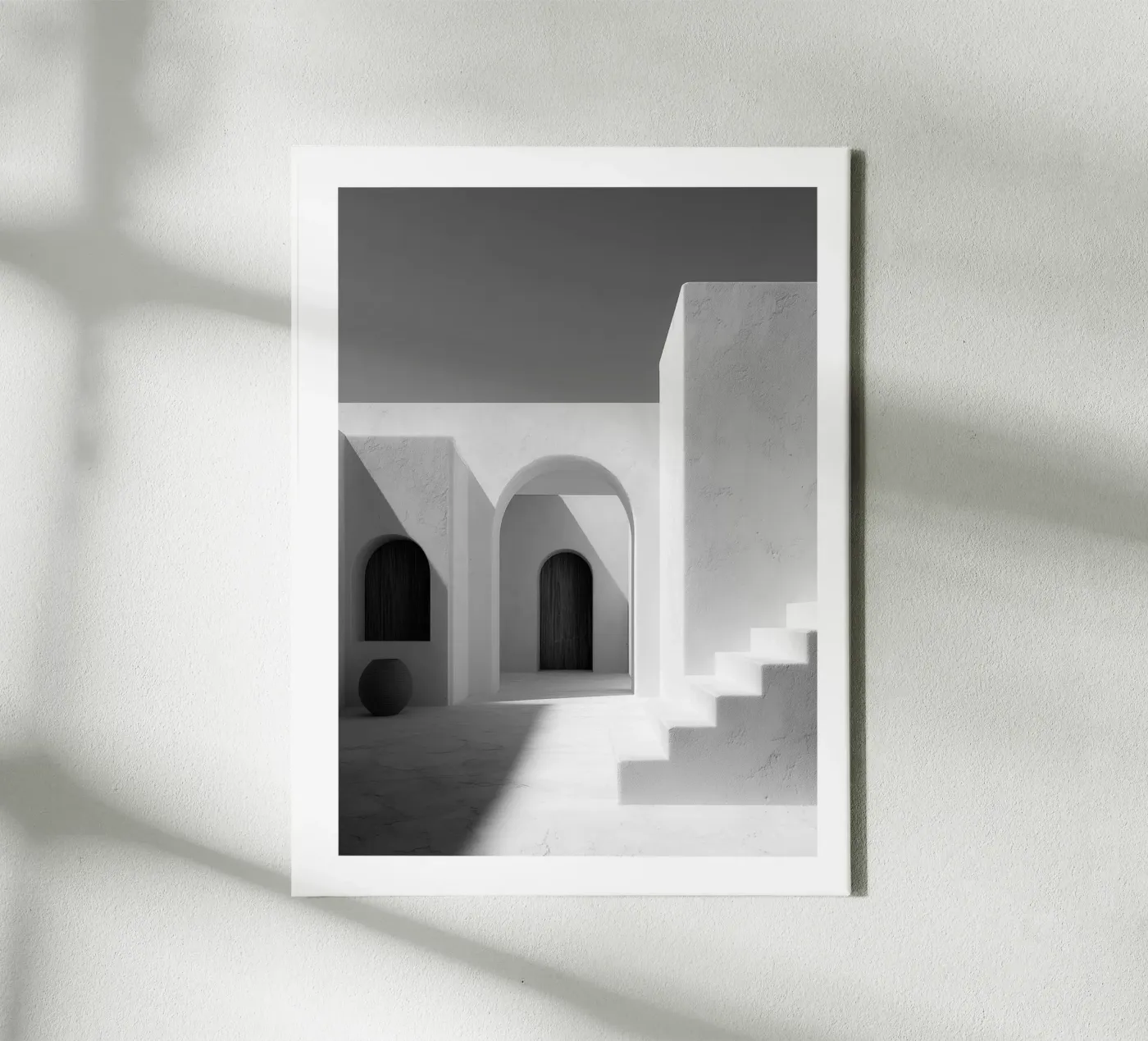 Archi e scale tela da Monochrome