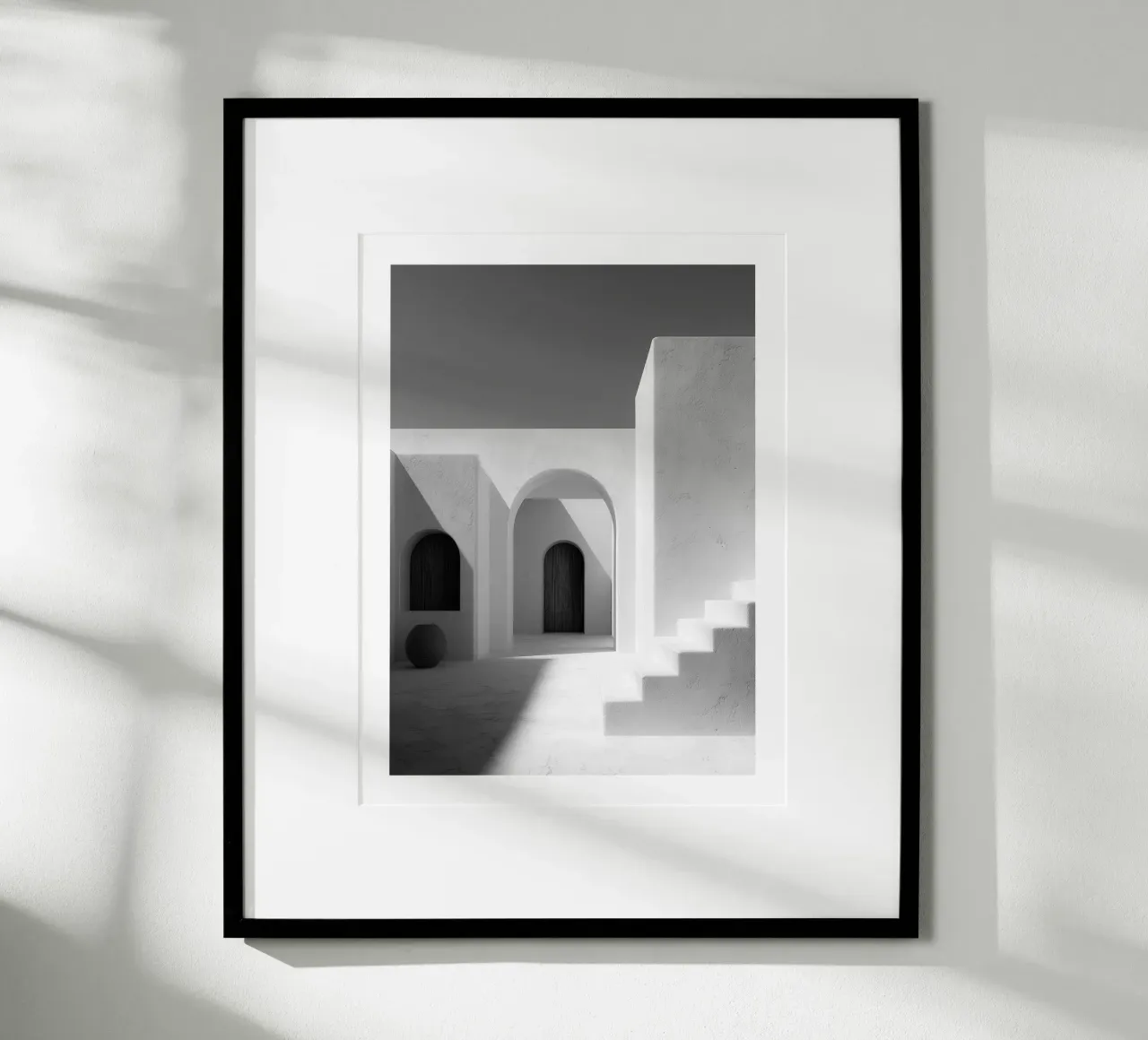 Archi e scale poster da Monochrome