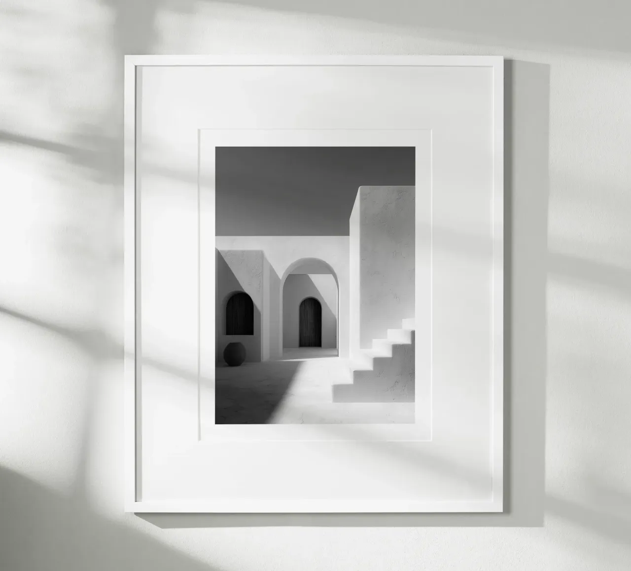 Archi e scale poster da Monochrome