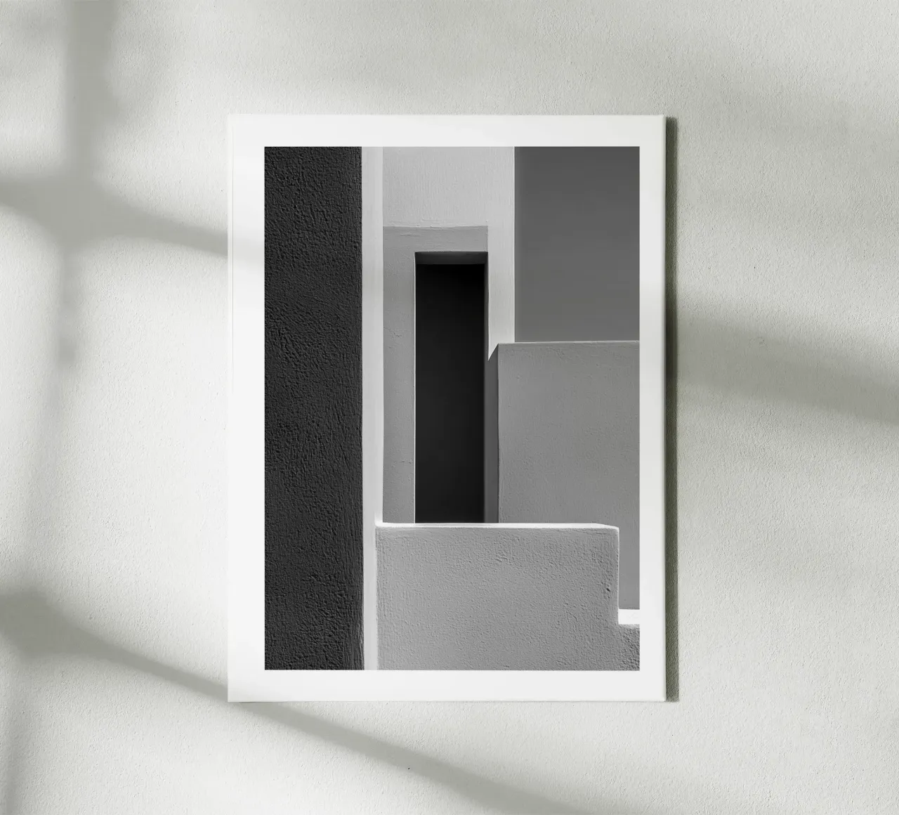 Geometria delle ombre tela da Monochrome