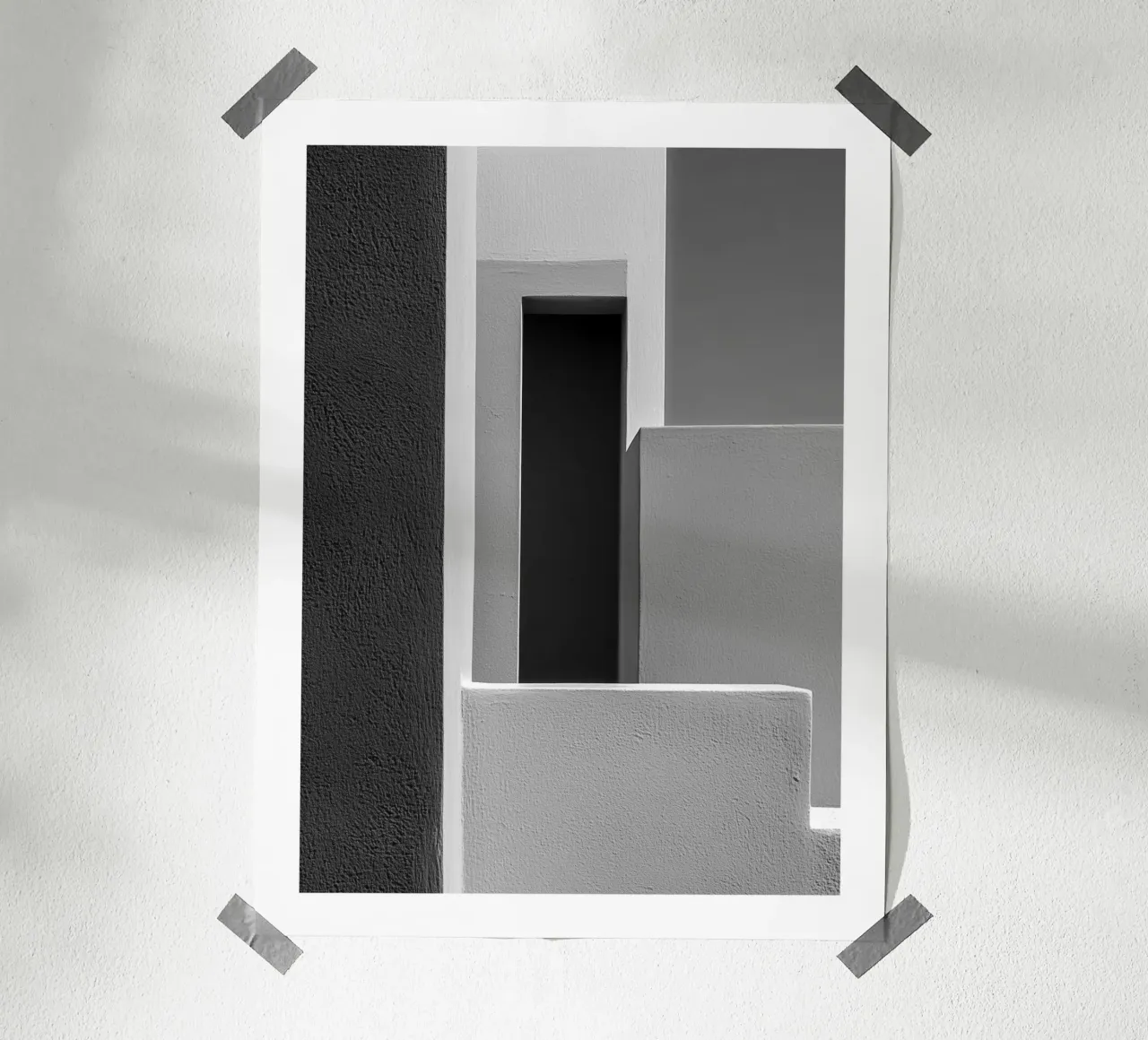 Shadow geometry poster by Monochrome