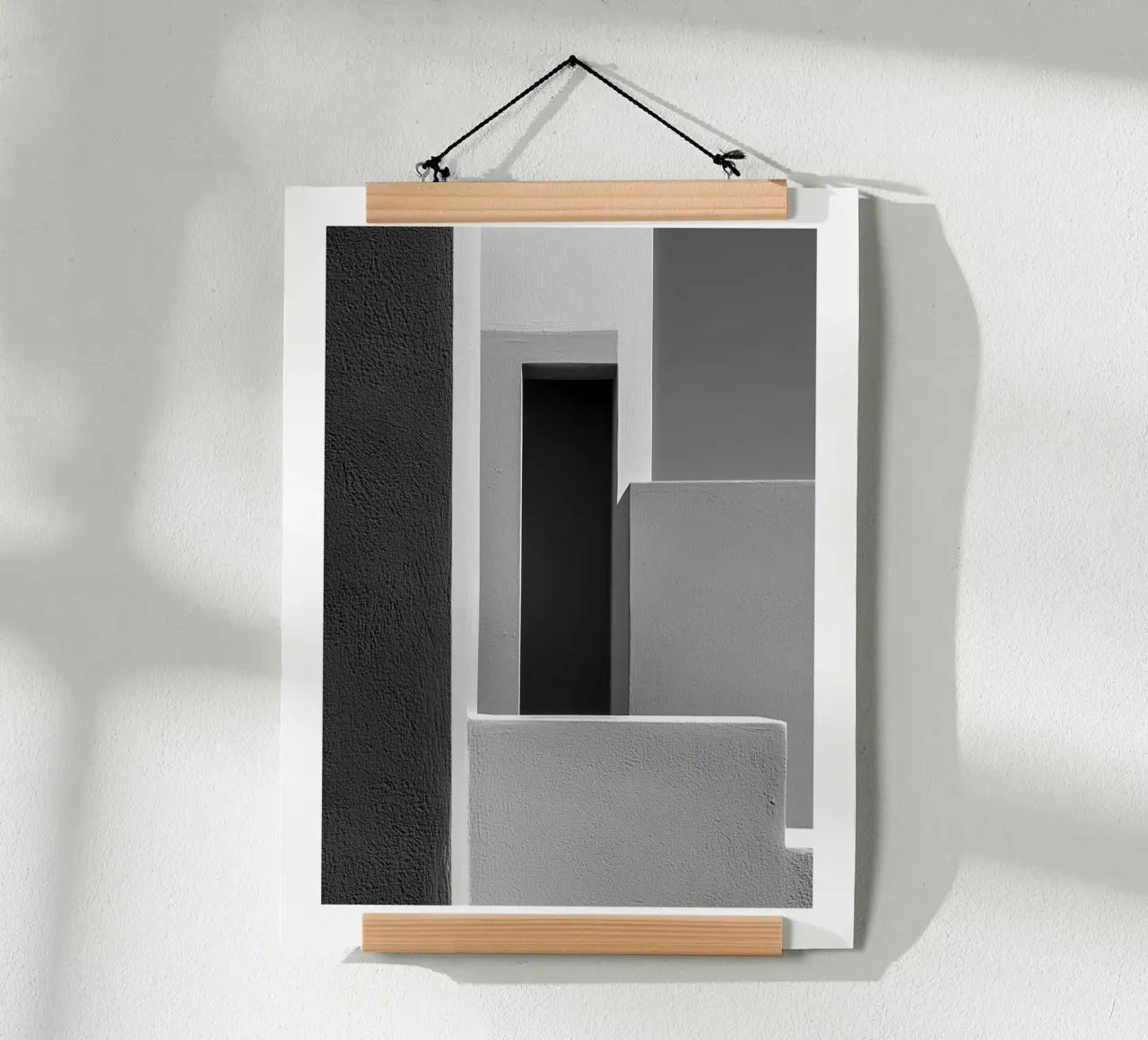 Shadow geometry poster by Monochrome