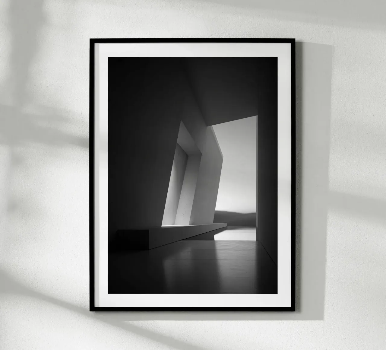 Schuin perspectief poster van Monochrome