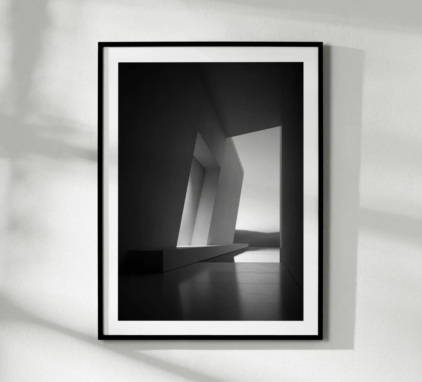 Schuin perspectief poster van Monochrome