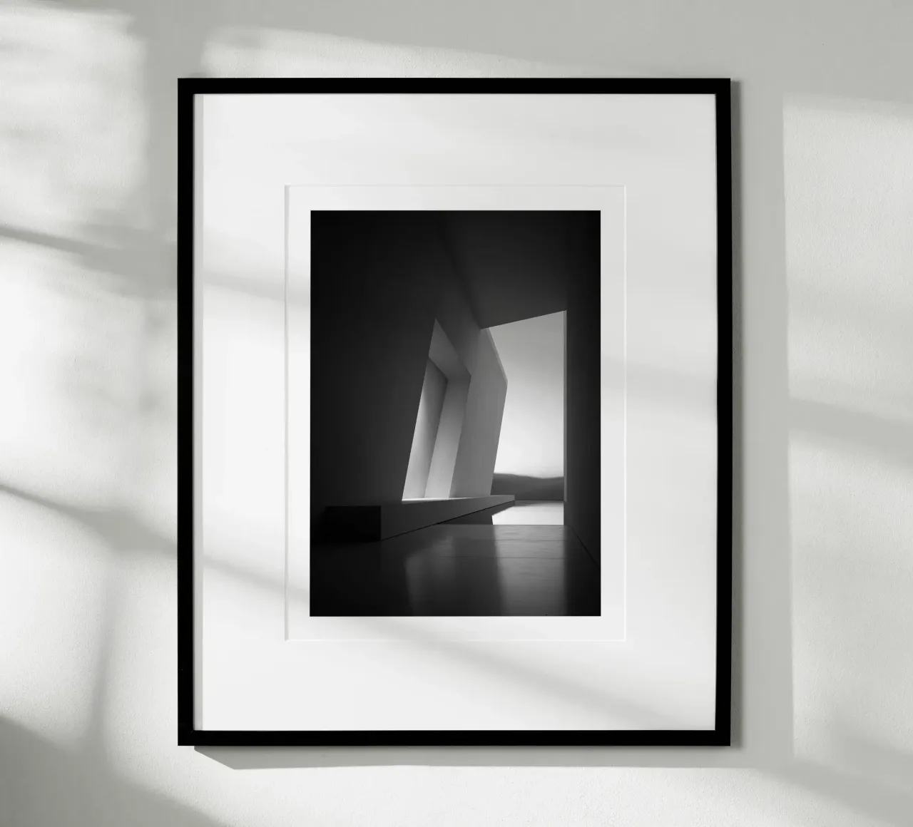 Perspektive schräg Poster von Monochrome