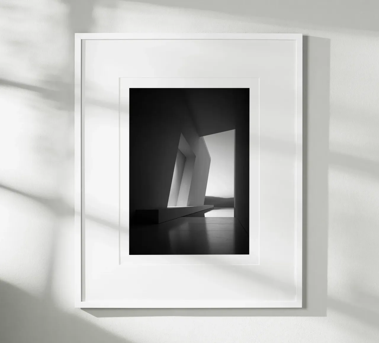 Perspektive schräg Poster von Monochrome