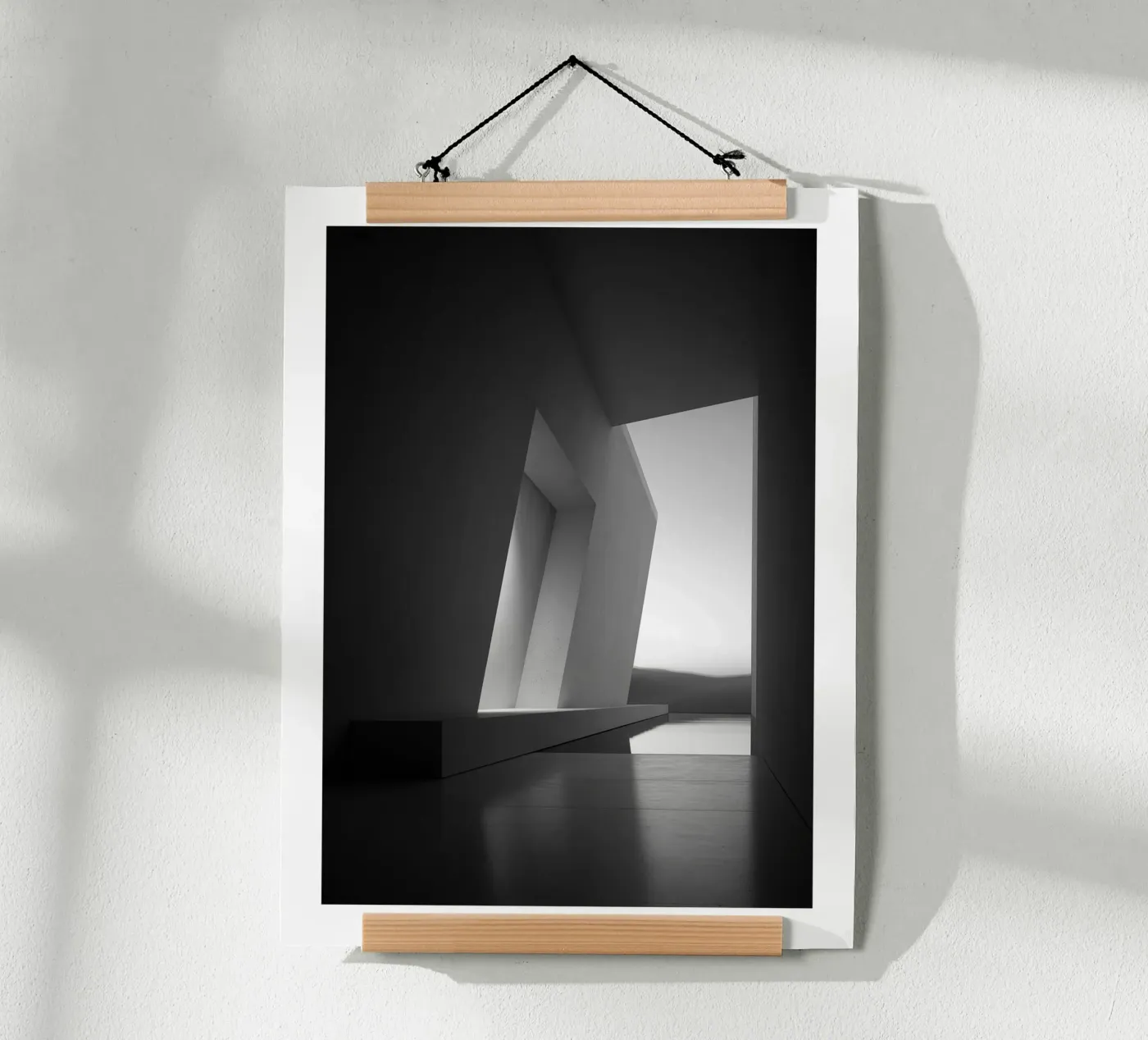 Schuin perspectief poster van Monochrome