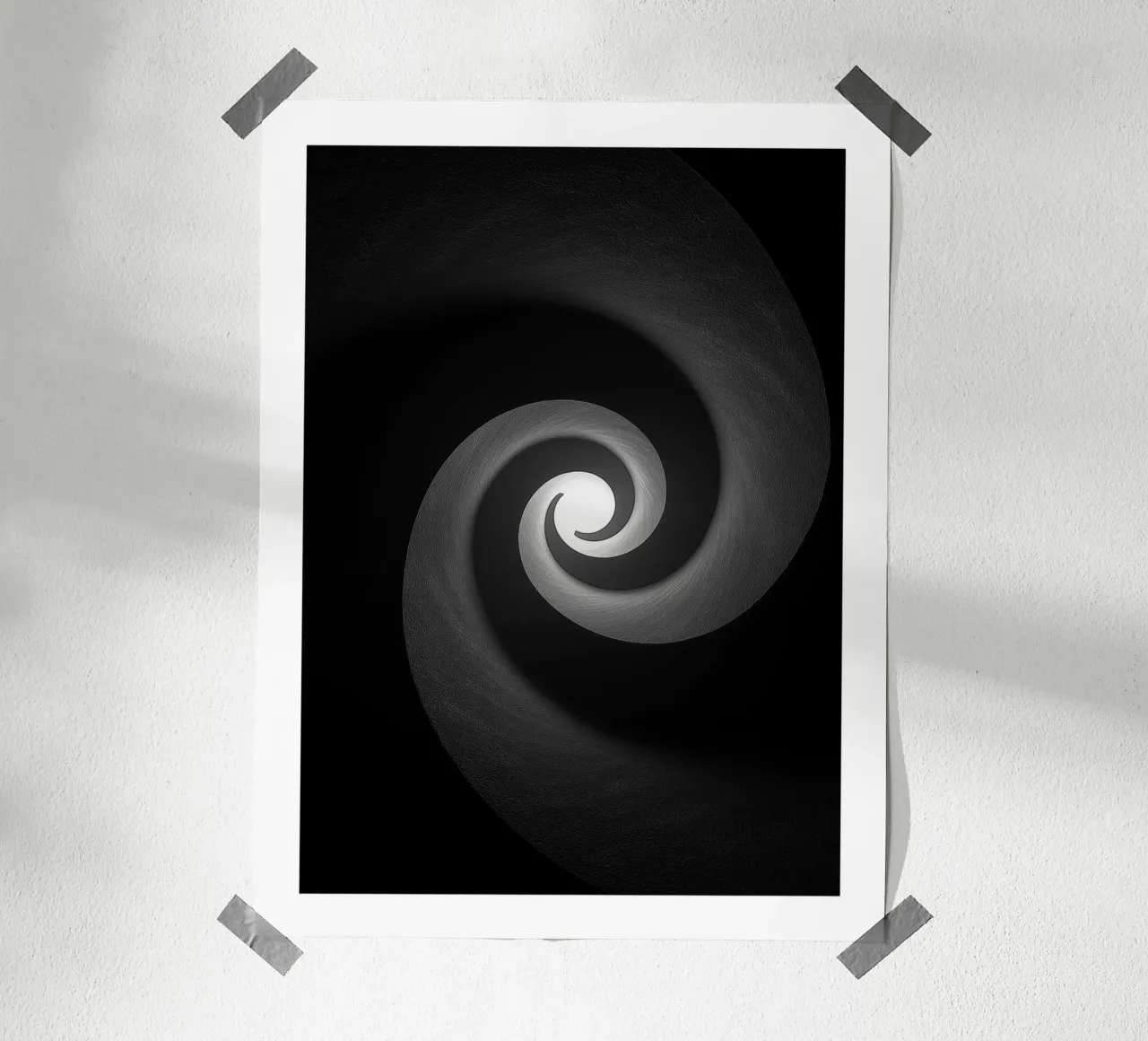 Light vortex poster van Monochrome