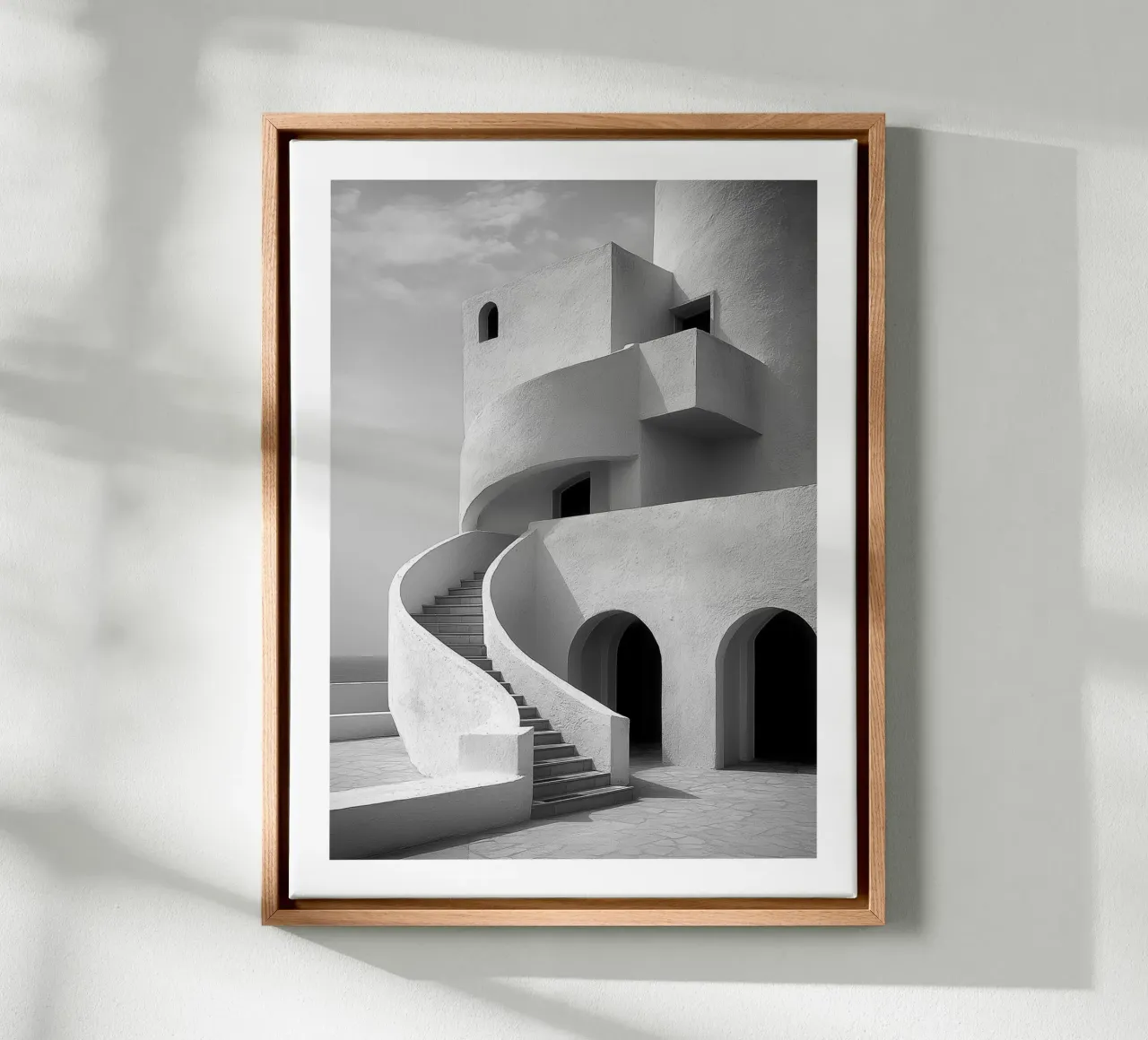 Scala curva tela da Monochrome