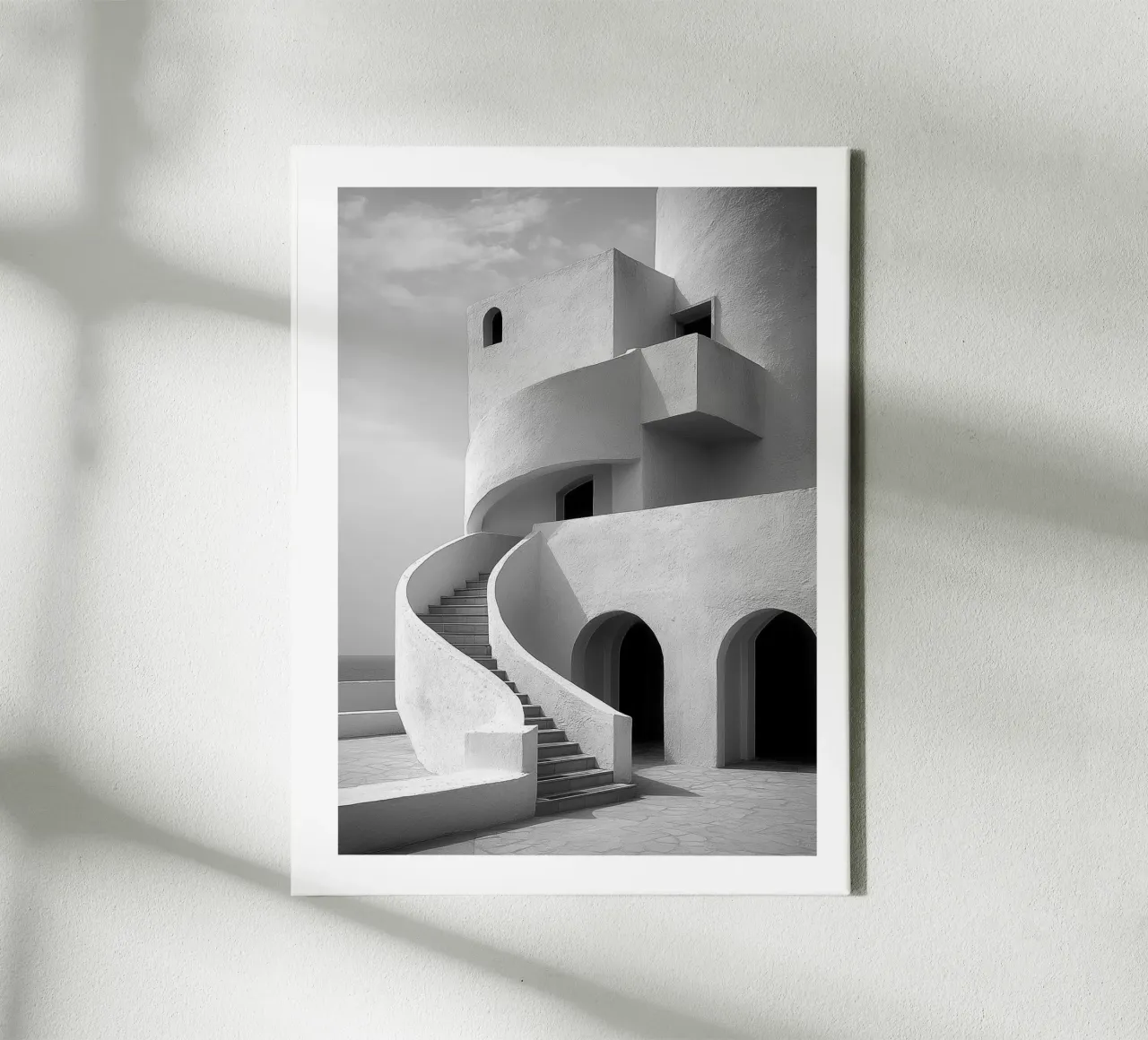 Scala curva tela da Monochrome