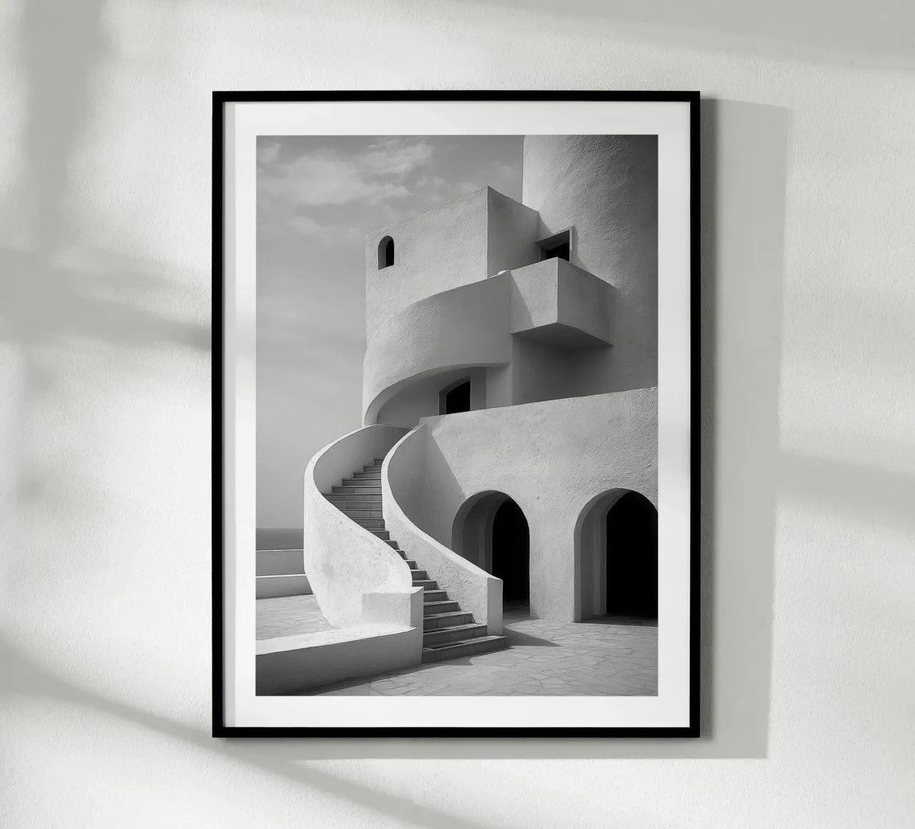 Scala curva poster da Monochrome