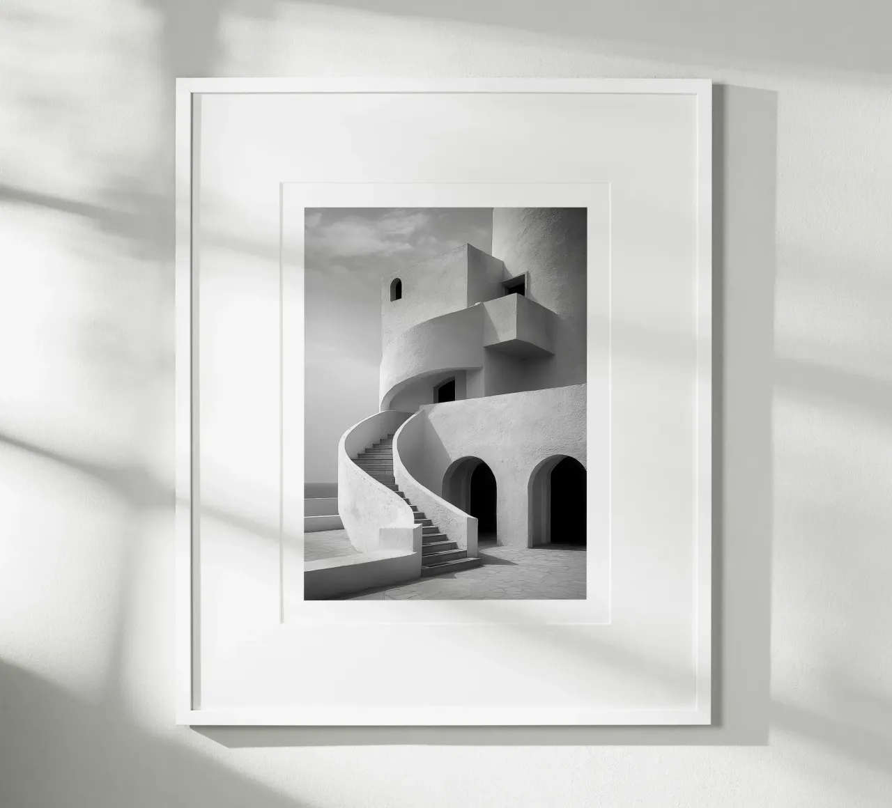 Scala curva poster da Monochrome