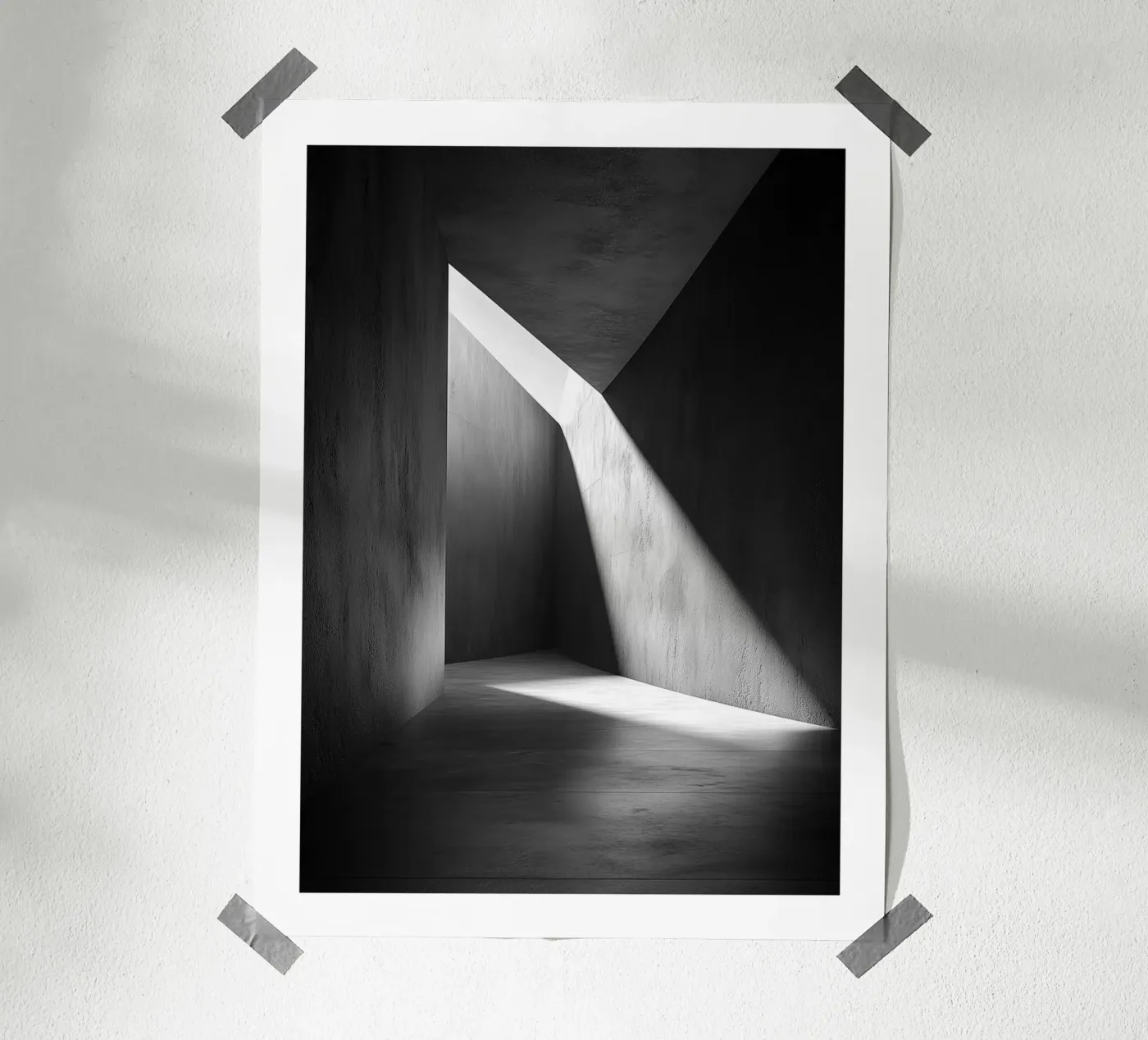 Light beam poster by Monochrome
