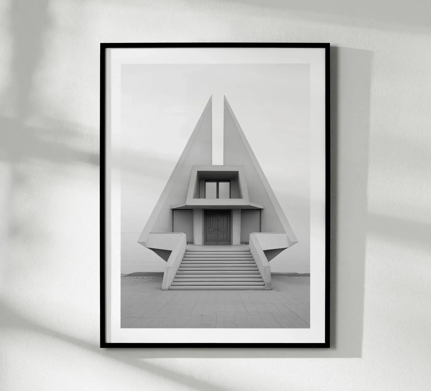 Tempio geometrico poster da Monochrome
