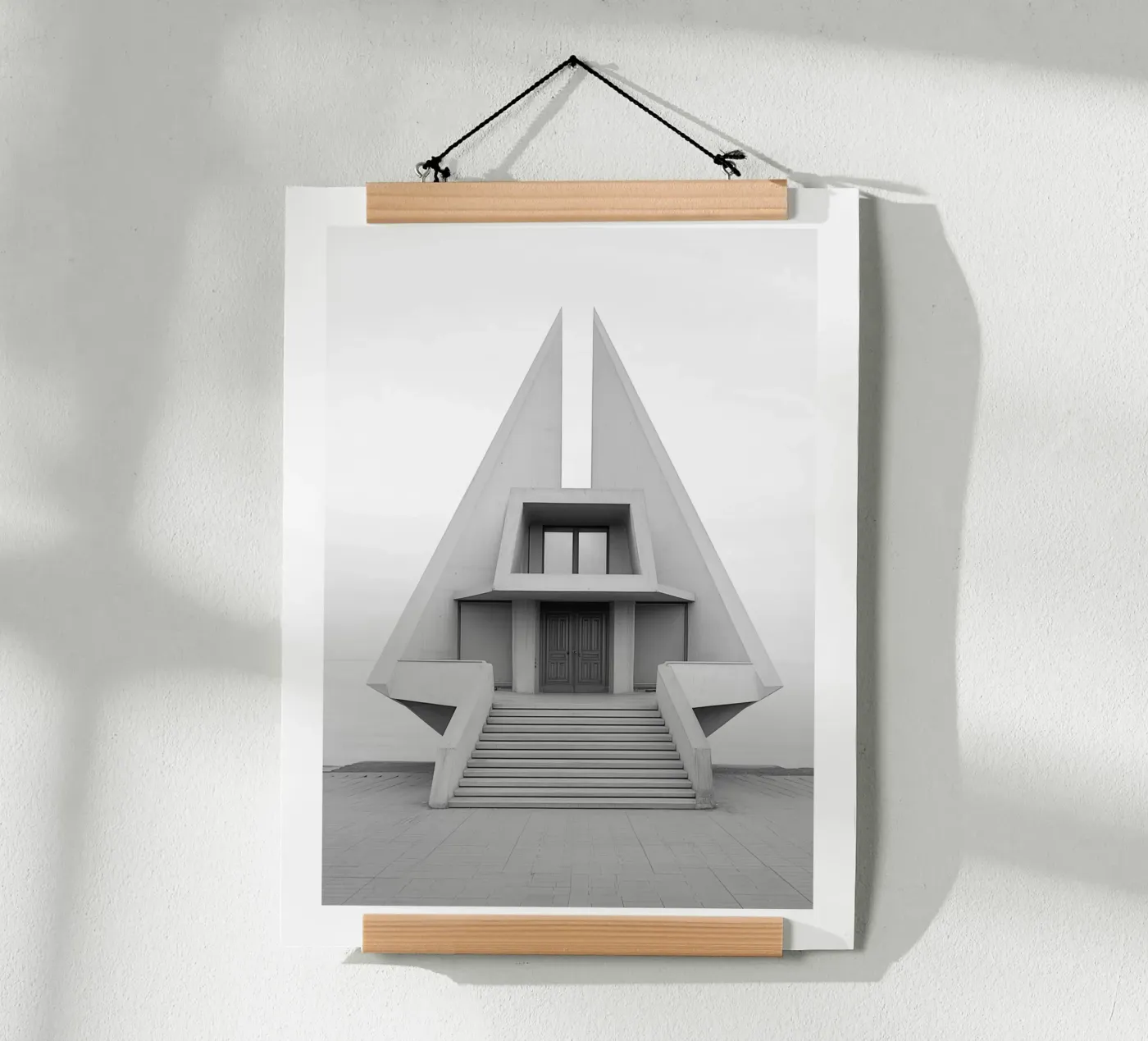Tempio geometrico poster da Monochrome